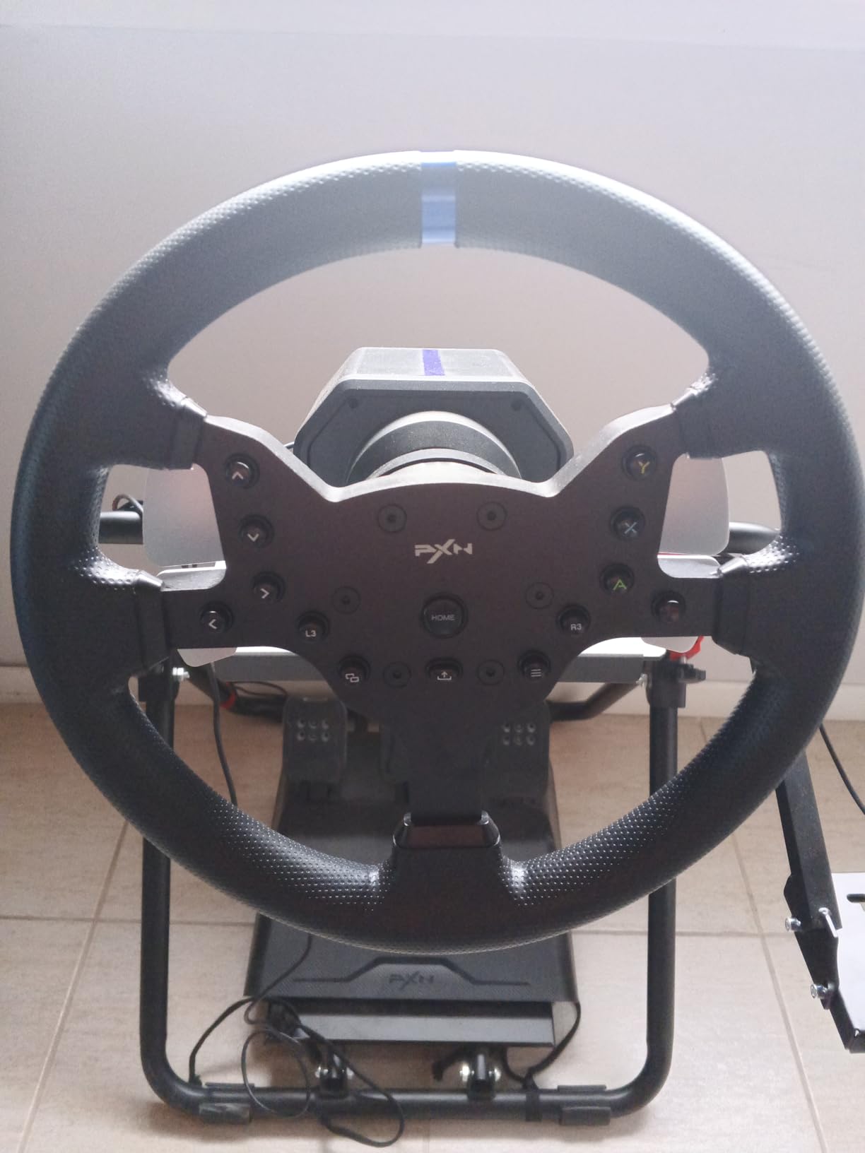 PXN V99 PC Racing Wheel, Real Force Feedback Steering Wheel with Pedals and Shifter, Detachable 270/900 Degree Race Steering Wheel Simulator for PC, Xbox One, Xbox Series X/S, PS4 customer photo 1