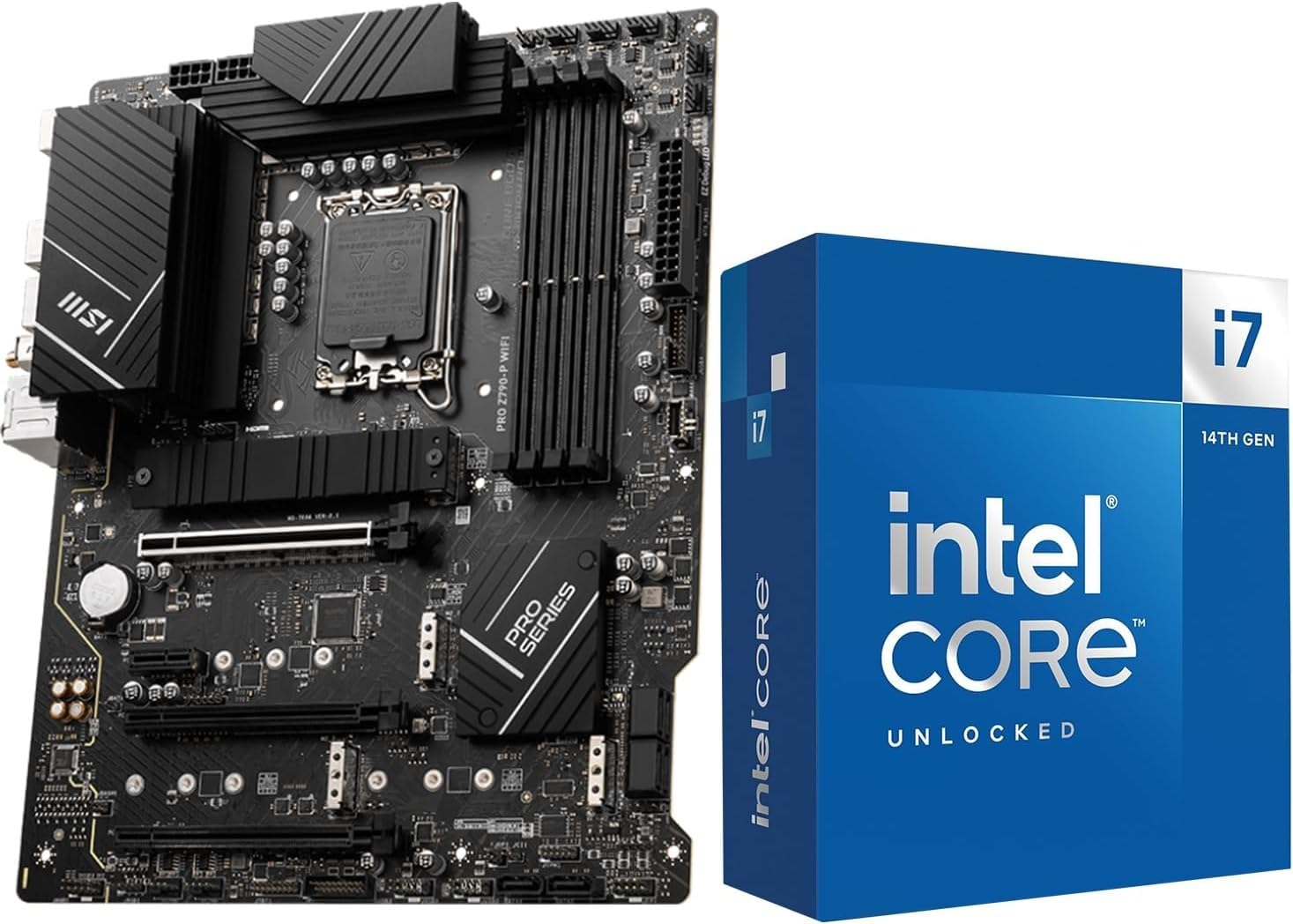 INLAND Micro Center CPU Motherboard Combo - Intel Core i7-14700K 20 Cores up to 5.6 GHz Unlocked LGA 1700 Desktop Processor with MSI PRO Z790-P WiFi ProSeries Motherboard customer photo 1