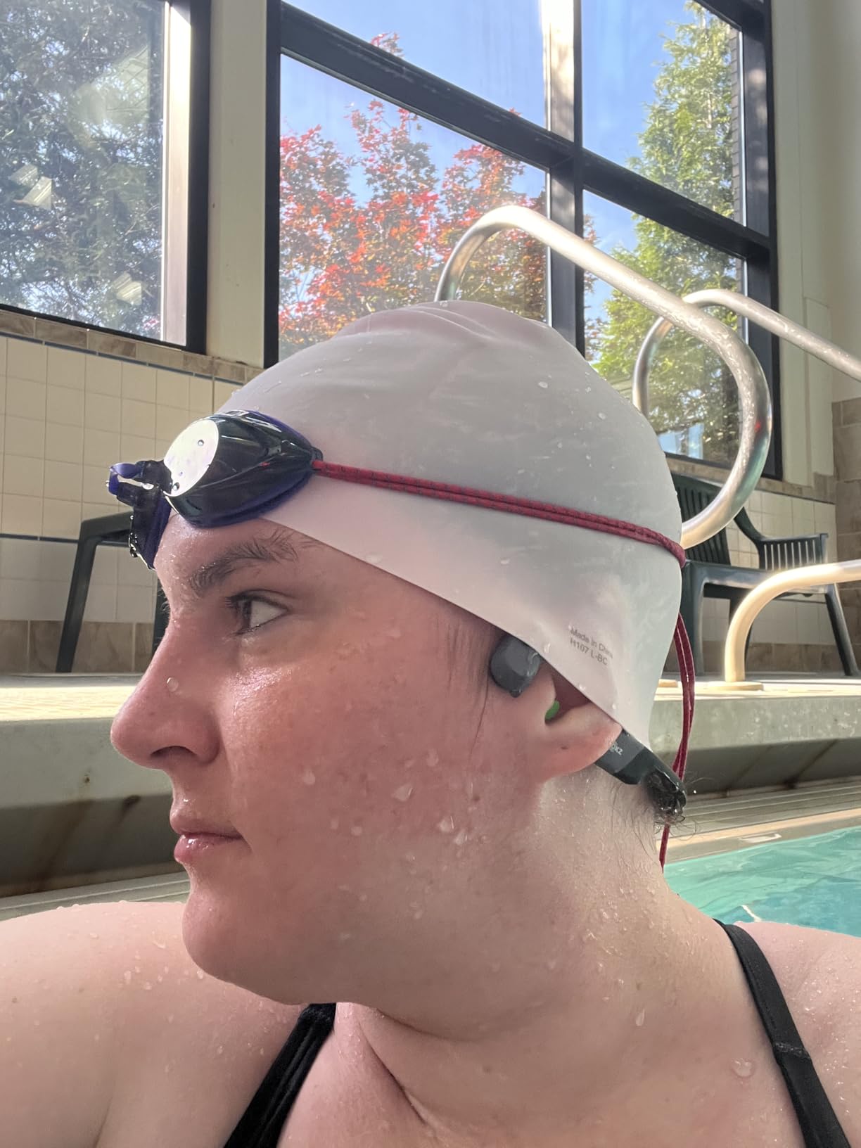 SHOKZ OpenSwim Pro Open-Ear MP3 Headphones, Grey, IP68 Waterproof, 32GB MP3 | IP68 waterproof; Bluetooth + 32GB MP3 modes; Vivid underwater sound; 9H battery; Swimming/Water sports customer photo 2
