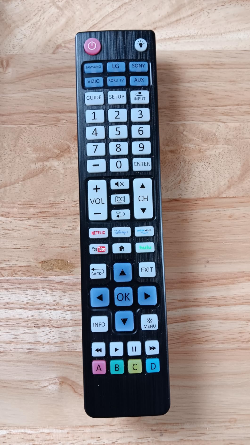 UltraPro Backlit OneTouch Universal Remote Control, Replacement TV Remote for Samsung, LG TV Remote, Vizio, Sony, Roku and More, Easiest Setup Ever U.S. Based Support 80830 customer photo 1