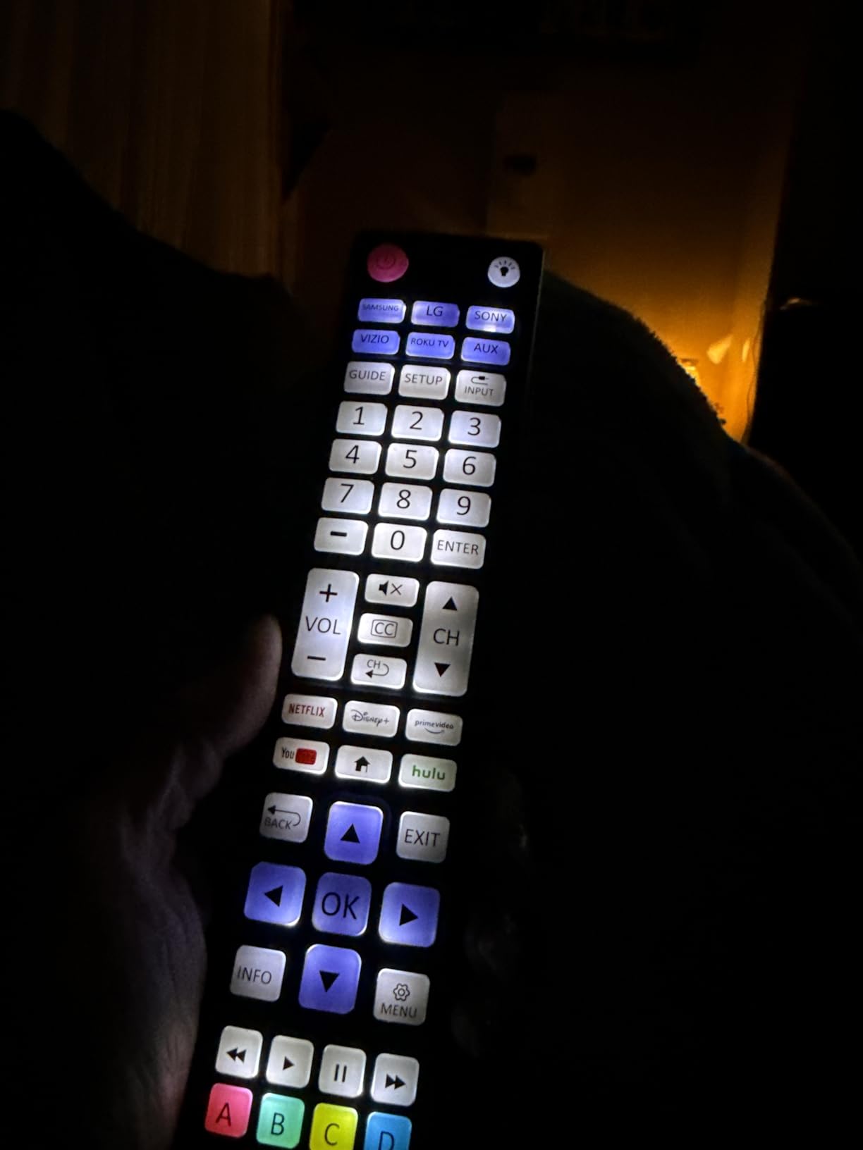 UltraPro Backlit OneTouch Universal Remote Control, Replacement TV Remote for Samsung, LG TV Remote, Vizio, Sony, Roku and More, Easiest Setup Ever U.S. Based Support 80830 customer photo 2
