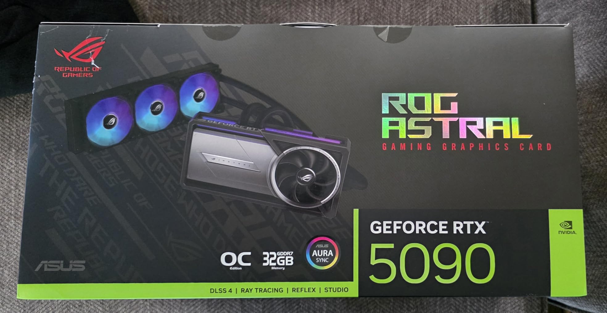 ASUS ROG Astral LC GeForce RTX 5090 32GB GDDR7 OC Edition, NVIDIA, Graphics Card, for Desktop PC, HDMI 2.1b/DisplayPort 2.1b - 360mm AIO Cooler for Optimal Performance customer photo 2
