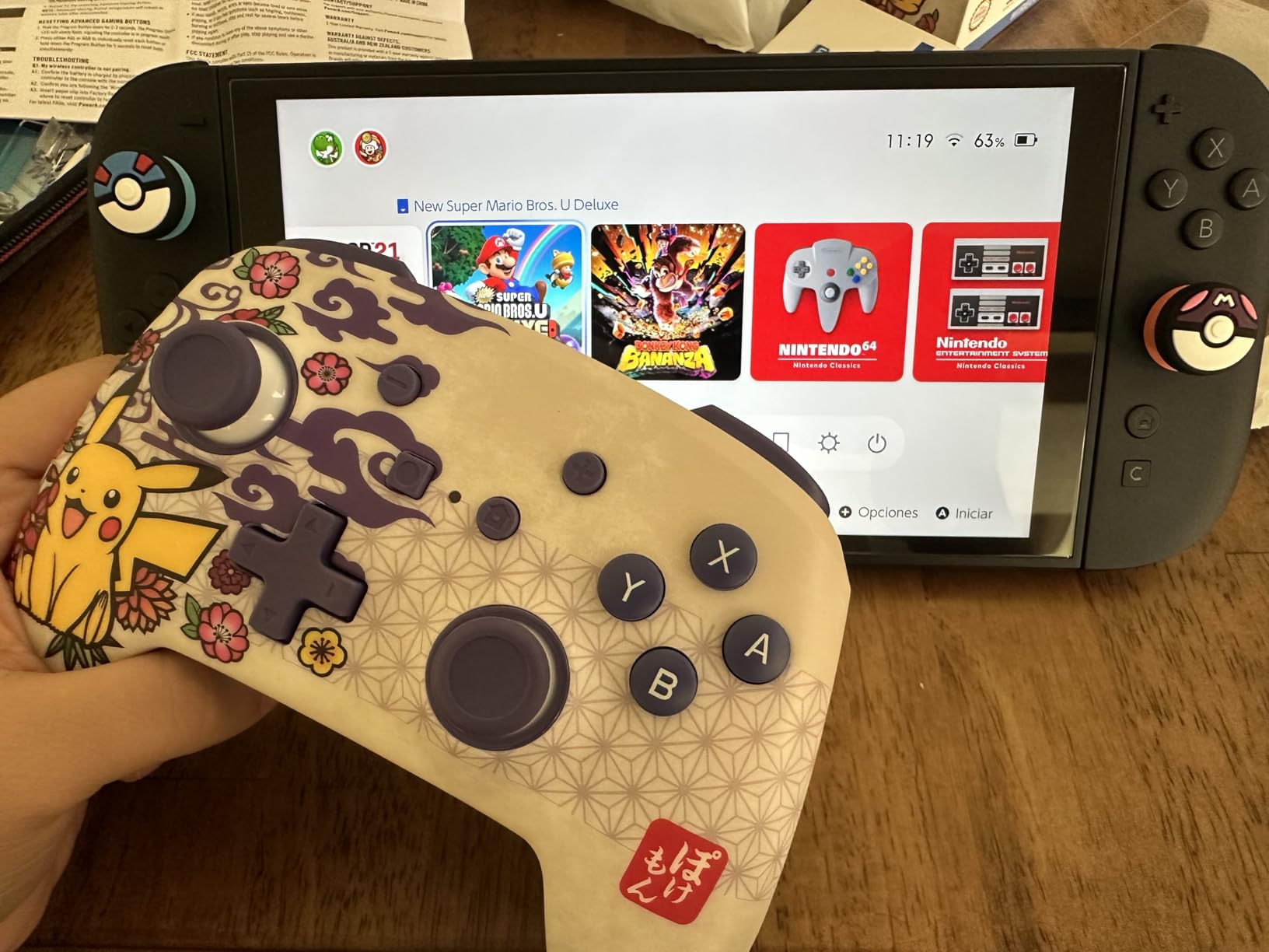 PowerA Enhanced Wireless Controller - Pikachu Vibrant - Nintendo Switch/Switch Lite/Switch-OLED Model, Nintendo Switch 2 customer photo 2