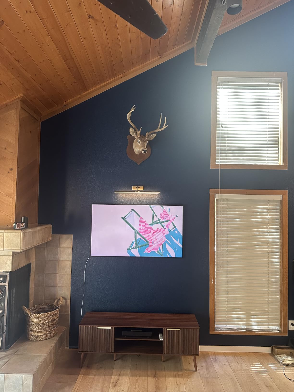 85-Inch Class QLED 4K LS03D The Frame Series Quantum HDR Smart TV w/Dolby Atmos, Art Mode, Anti-Reflection, Customizable Frame, Slim Fit Wall Mount with Alexa Built-in (QN85LS03D, 2024 Model) customer photo 2