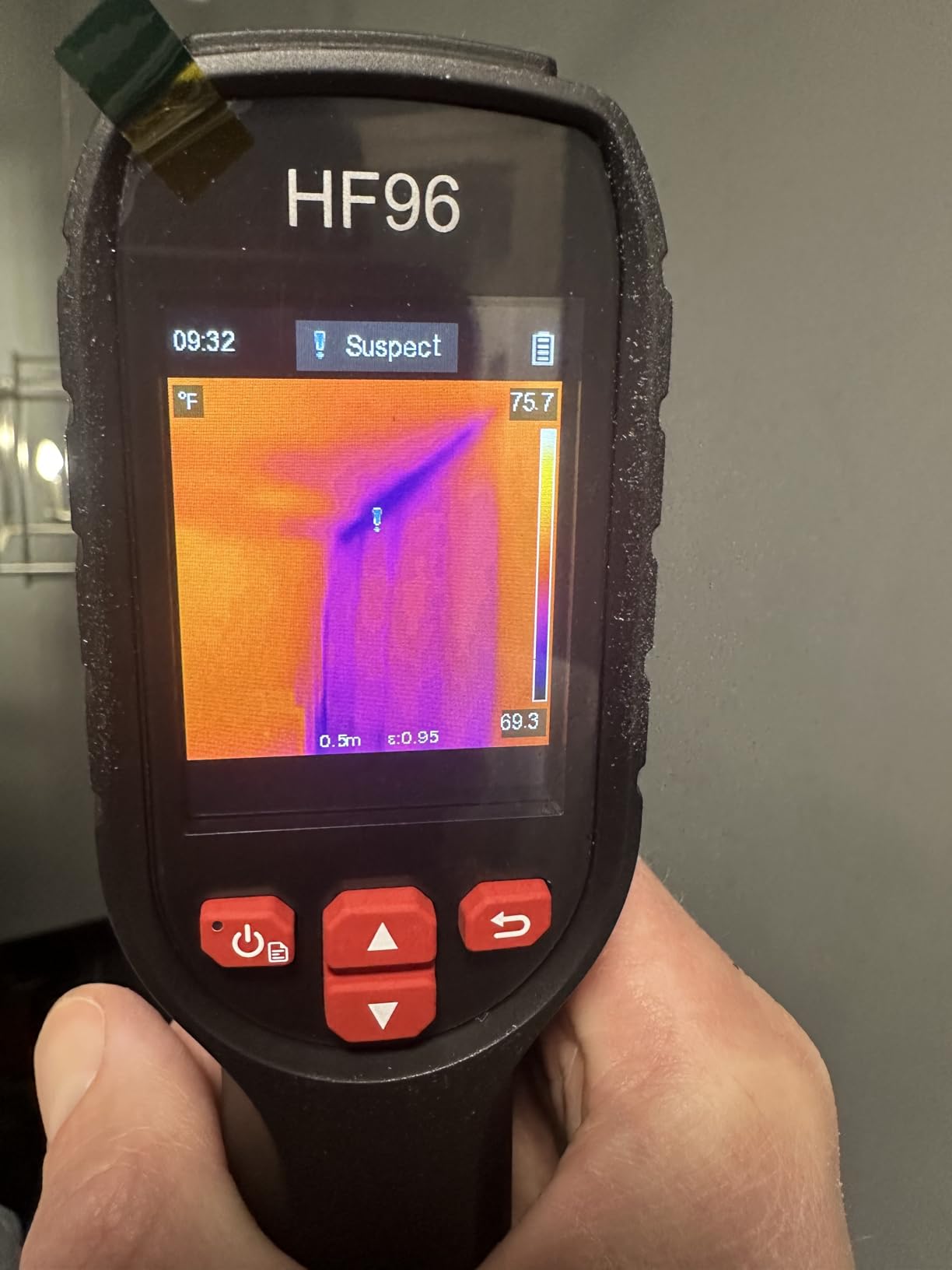 HF96 Thermal Camera with AI Scene Detection, Laser Pointer, 240x240 Super Resolution, -4°F~1022°F, Thermal Imaging Camera for HVAC Electrical Building Inspection, 25Hz Infrared Camera, 11h Runtime customer photo 2