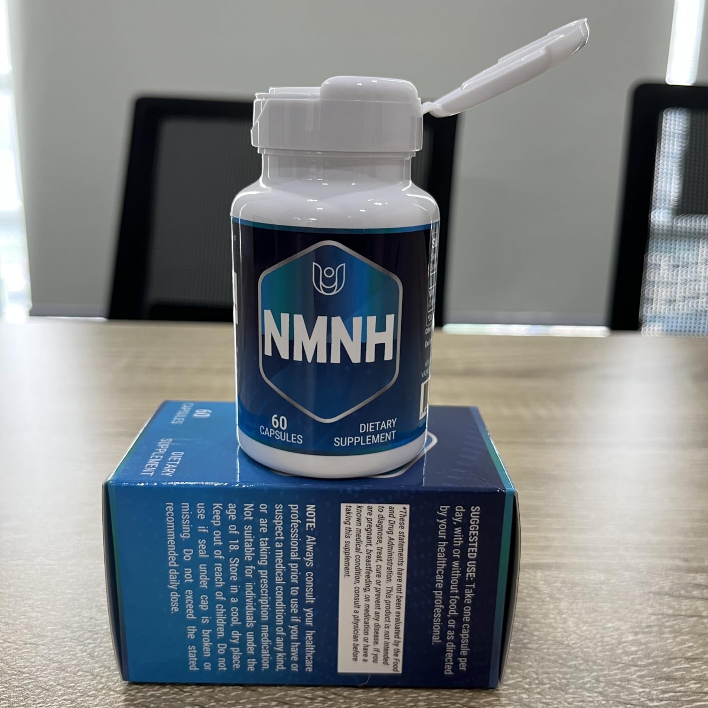 NMNH (Dihydronicotinamide Mononucleotide), NAD Supplement to Boost NAD+ Levels as We Age (May Be More Effective Than Nicotinamide Riboside), NMNH Supplement for Anti-Aging, 60 Capsules (60 Servings) customer photo 1
