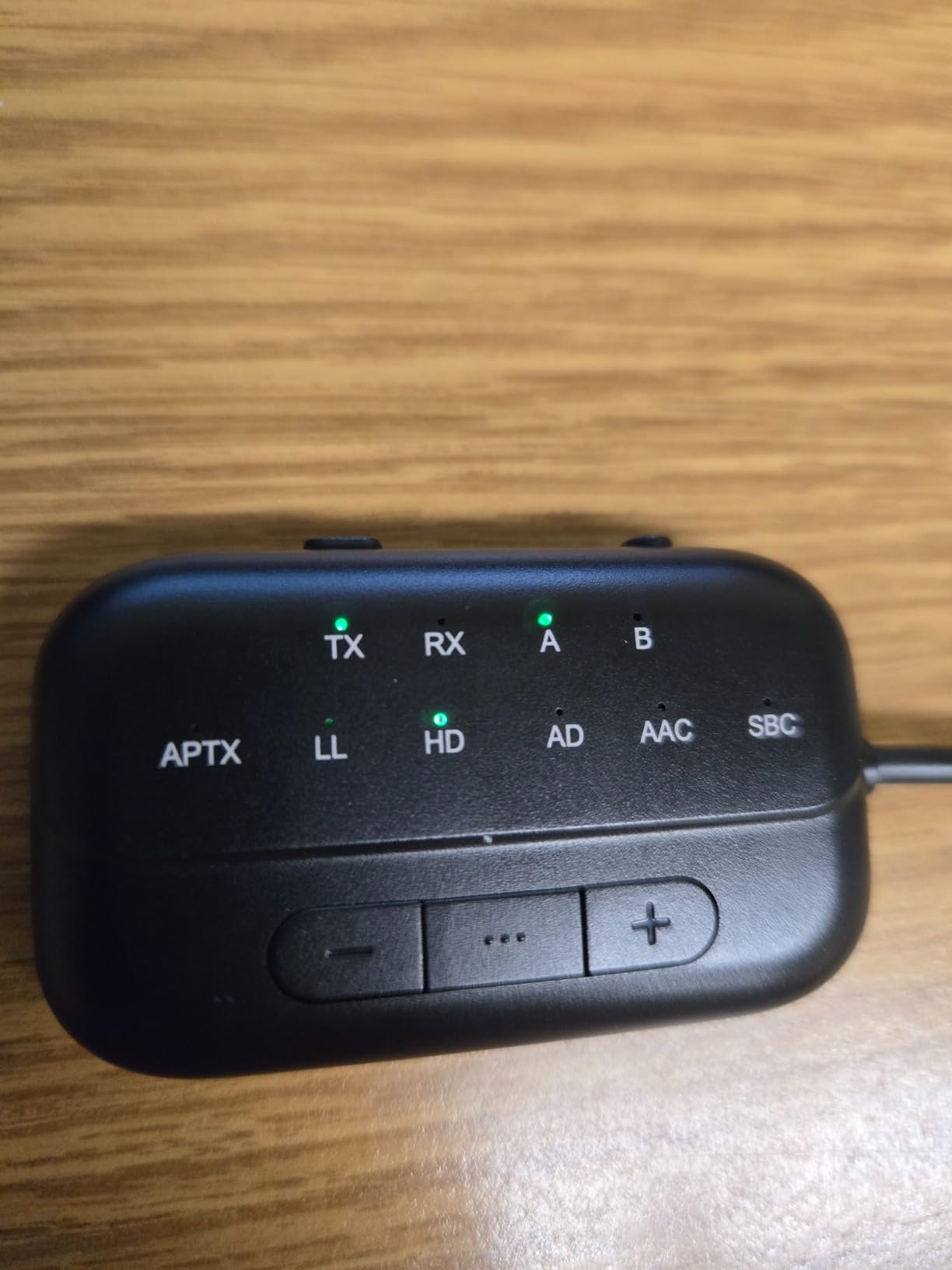2026 Pro Bluetooth 5.4 Transmitter Receiver with Qualcomm aptX LL,2-in-1 Airplane Wireless Adapter for Flight,TV,PC,Gym,Switch,Works with 2 AirPods/Headphones, Audio AUX Receiver for Car/Home Stereo customer photo 2