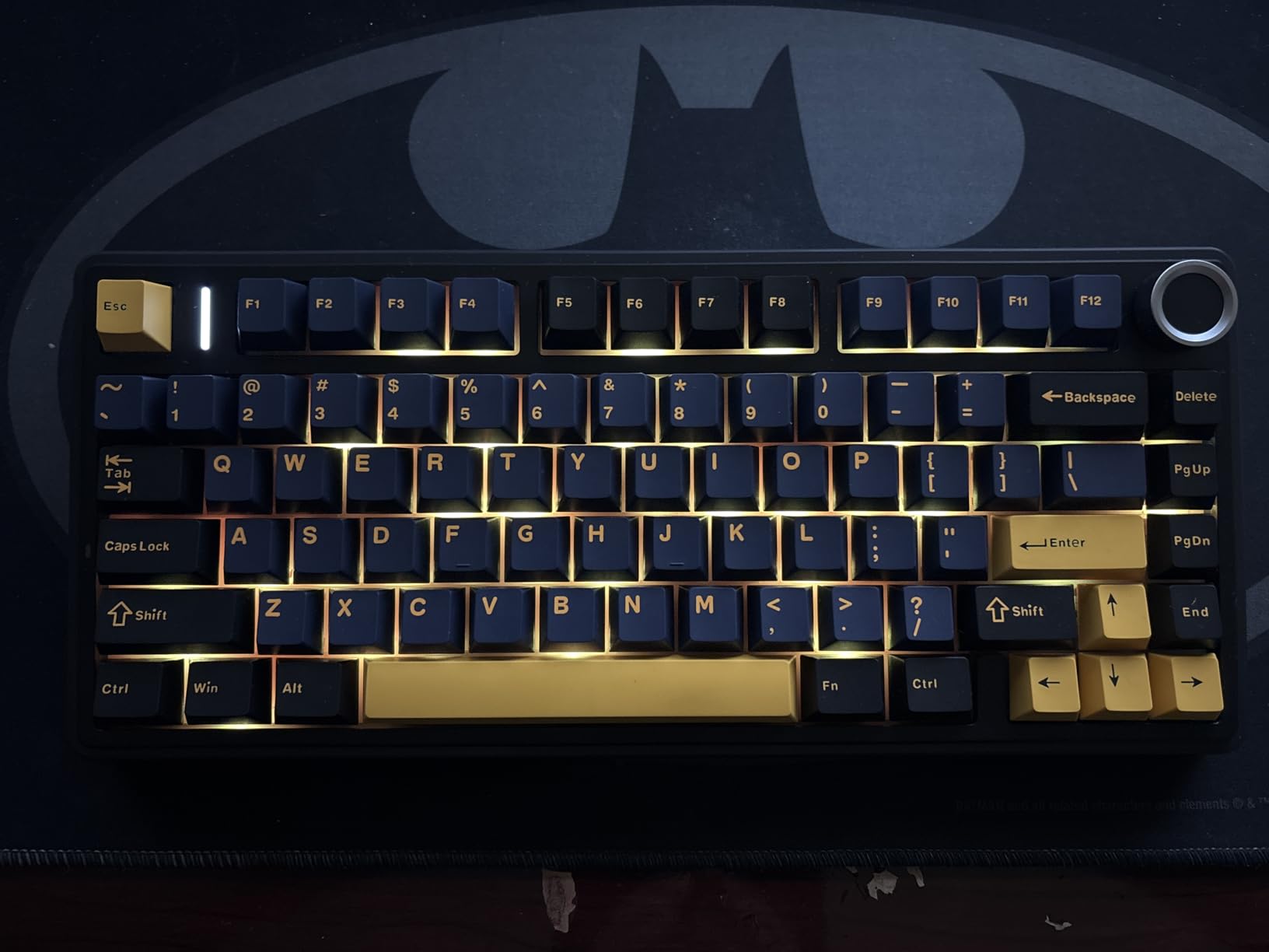 AULA F75 75% Wireless Mechanical Keyboard, Hot Swappable Creamy Keyboard, Pre-lubed Greywood Switches RGB Backlit Gaming Keyboards, 2.4GHz/Type-C/BT5.0(Cool Black) customer photo 2