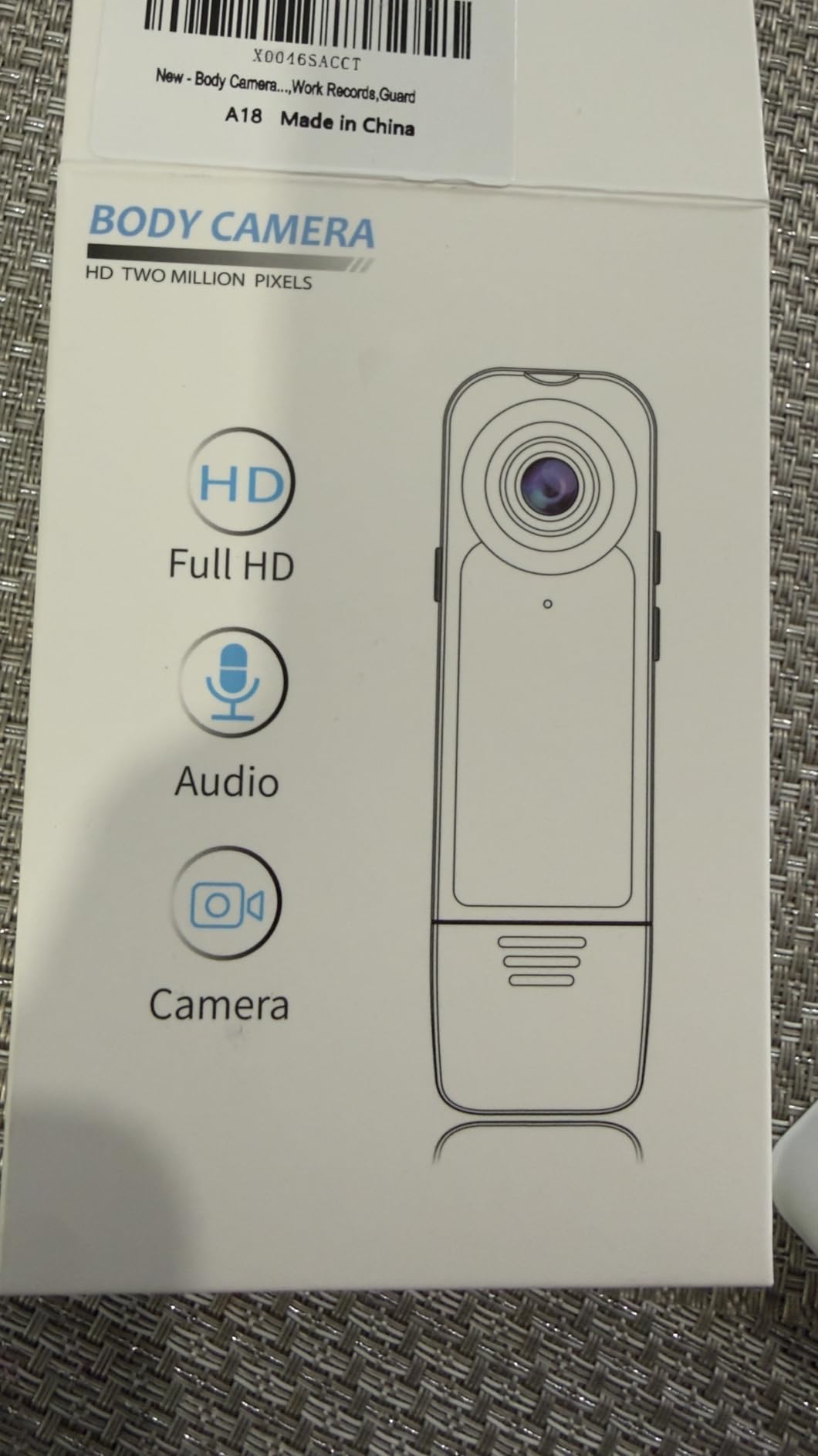 Mini Body Camera with Audio and Video Recording, POV Camera with 64G Card Body Worn Cam ,Wearable Patrol Video Recording Camcorder With Night Version ,Camcorder for Security Work Records Traveling customer photo 1