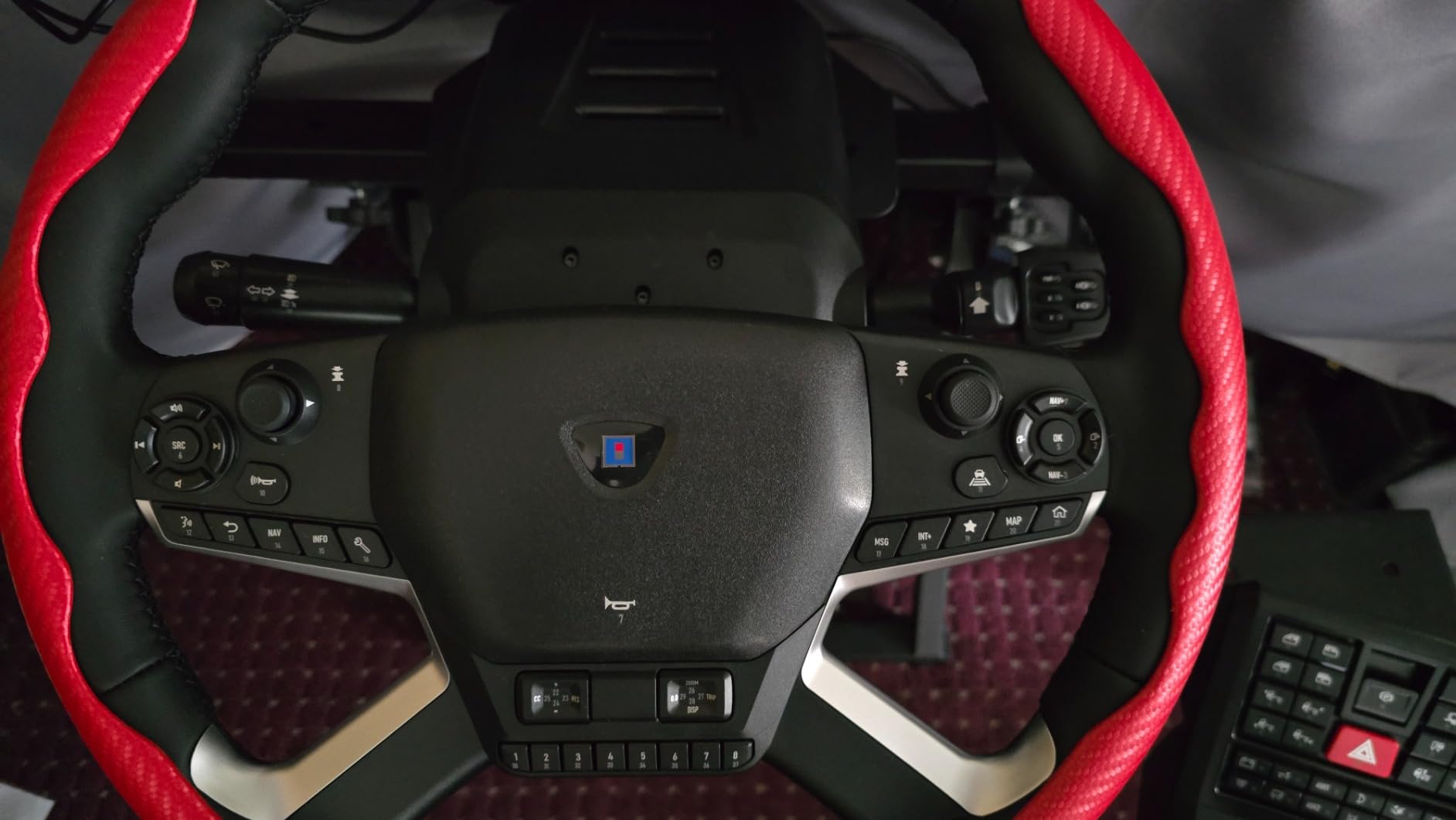 HORI Truck Control System for Windows 11/10 with Force Feedback Steering Wheel, Shifter Control Panel, & Pedals customer photo 1