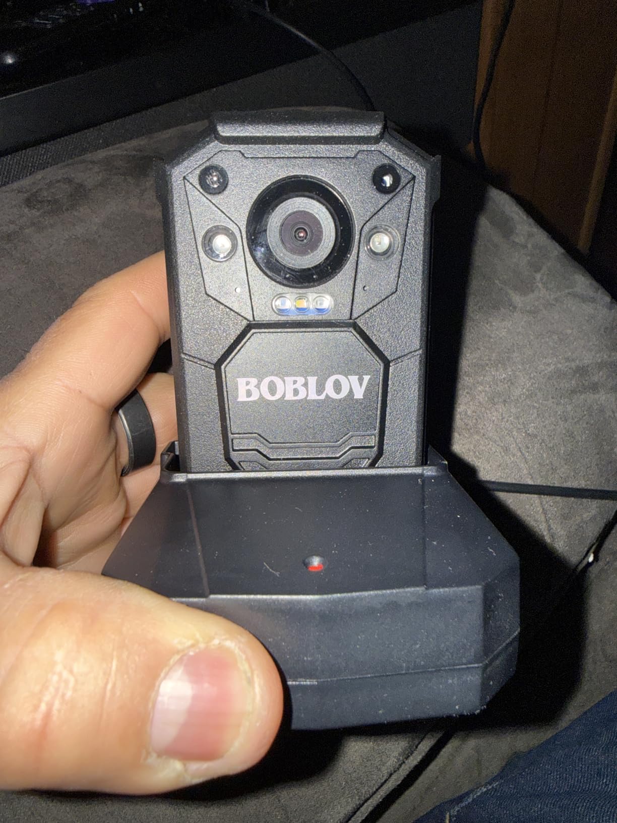 BOBLOV KJ23Pro 2K 128GB Body Worn Camera with Night Vision, 4000mAh Battery customer photo 1