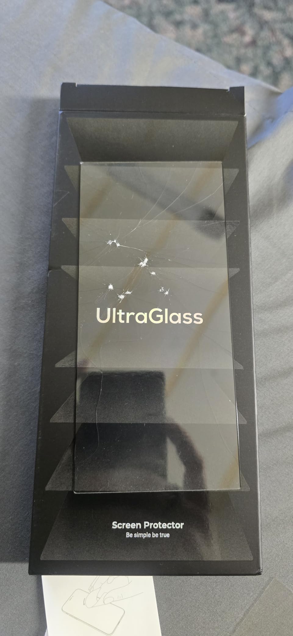 UltraGlass 9H+ Glass for iPhone 16 Pro Privacy Screen Protector [NO.1 Military Grade Shatterproof] Privacy Screen iPhone 16 Pro Tempered Glass [100% Anti Spy & Longest Durable] 2 Pack customer photo 1