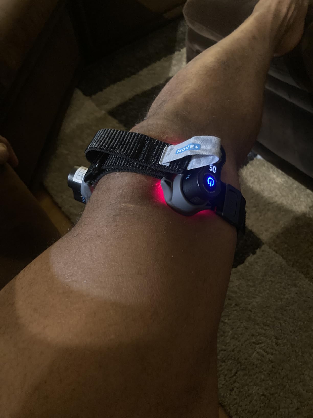 Kineon Move+ Red Light Therapy Wrap - LED Light Therapy for Targeted Muscle Recovery, Inflammation, Joint Health & Mobility - Portable & Hands-Free Infrared Light Therapy for Body customer photo 2