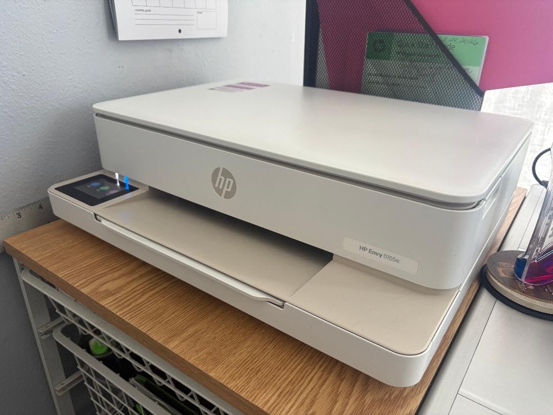 HP Envy 6155e Wireless All-in-One Color Inkjet Printer, Portobello, Print, scan, copy, Duplex printing Best-for-home, 3 month Instant Ink trial included, AI-enabled (714L5A) customer photo 2