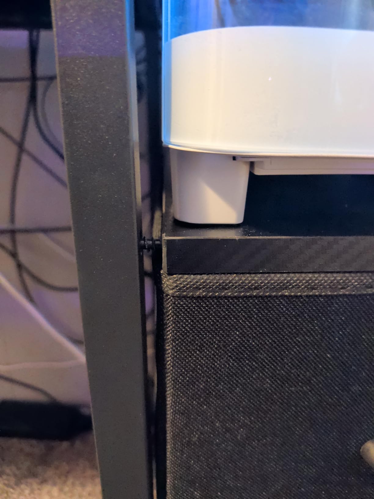 AODK Gaming Desk w/PC Showcase Stand, 59