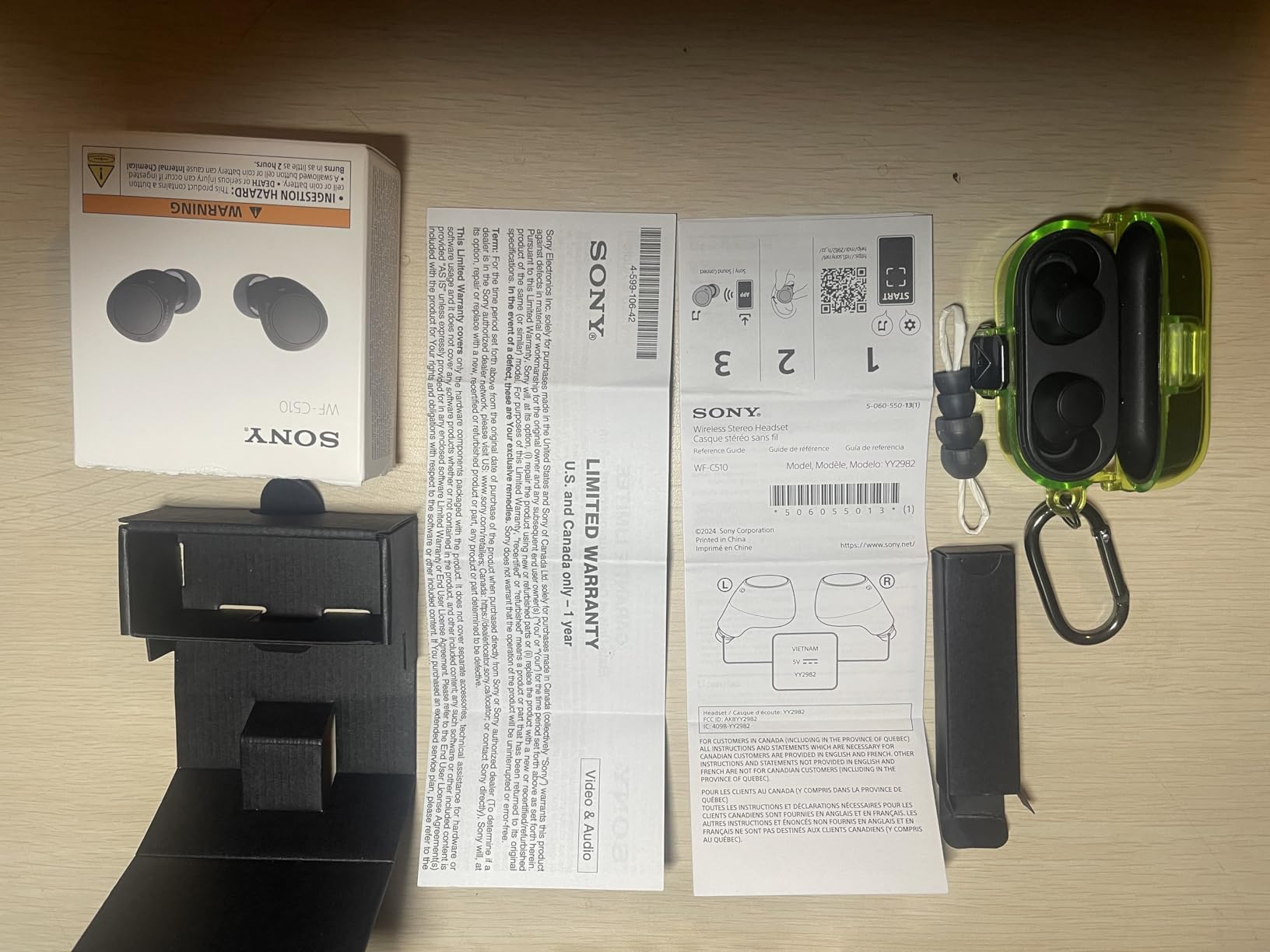 Sony WF-C510 Truly Wireless Bluetooth Earbud Headphones, Black | Comfortable & Compact Fit, Up to 22 Hours of Battery, Multipoint Connection, Ambient Sound Mode. IPX4 Water Resistant customer photo 2