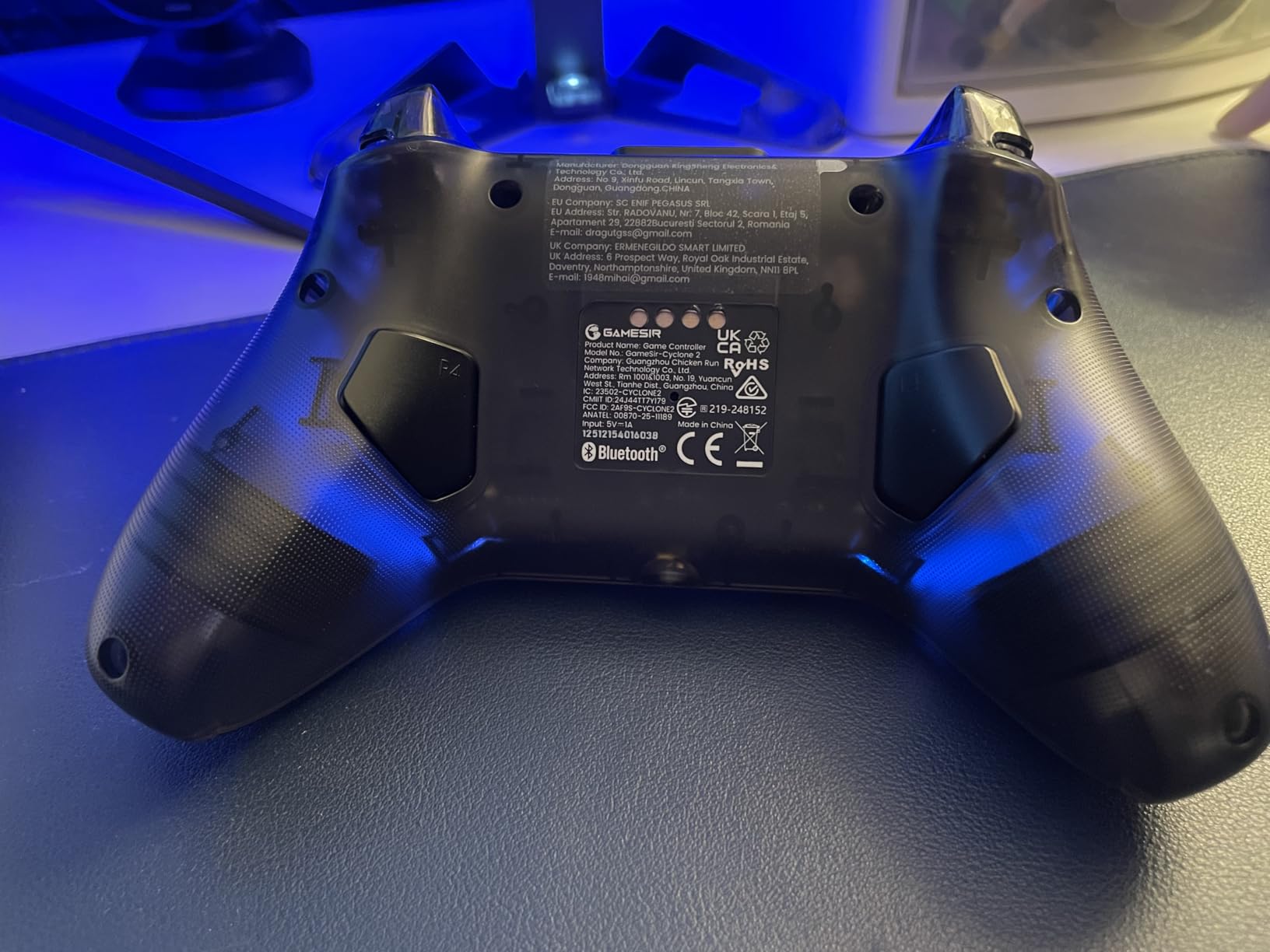 GameSir Cyclone 2 Wireless PC Controller - 1000Hz Polling Rate, TMR Joysticks, Hall Effect & Micro 2-in-1 Triggers, for PC/Android/Switch/Switch 2 with Charging Dock (Black) customer photo 1