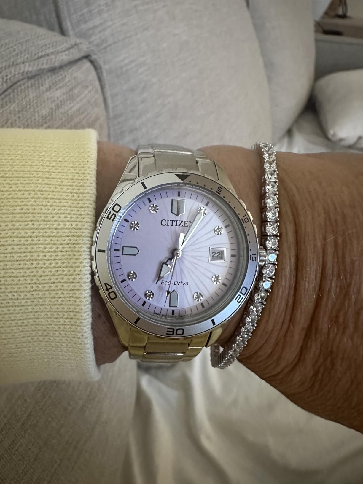 Citizen Women's Eco-Drive Crystal Weekender Sport Casual customer photo 1