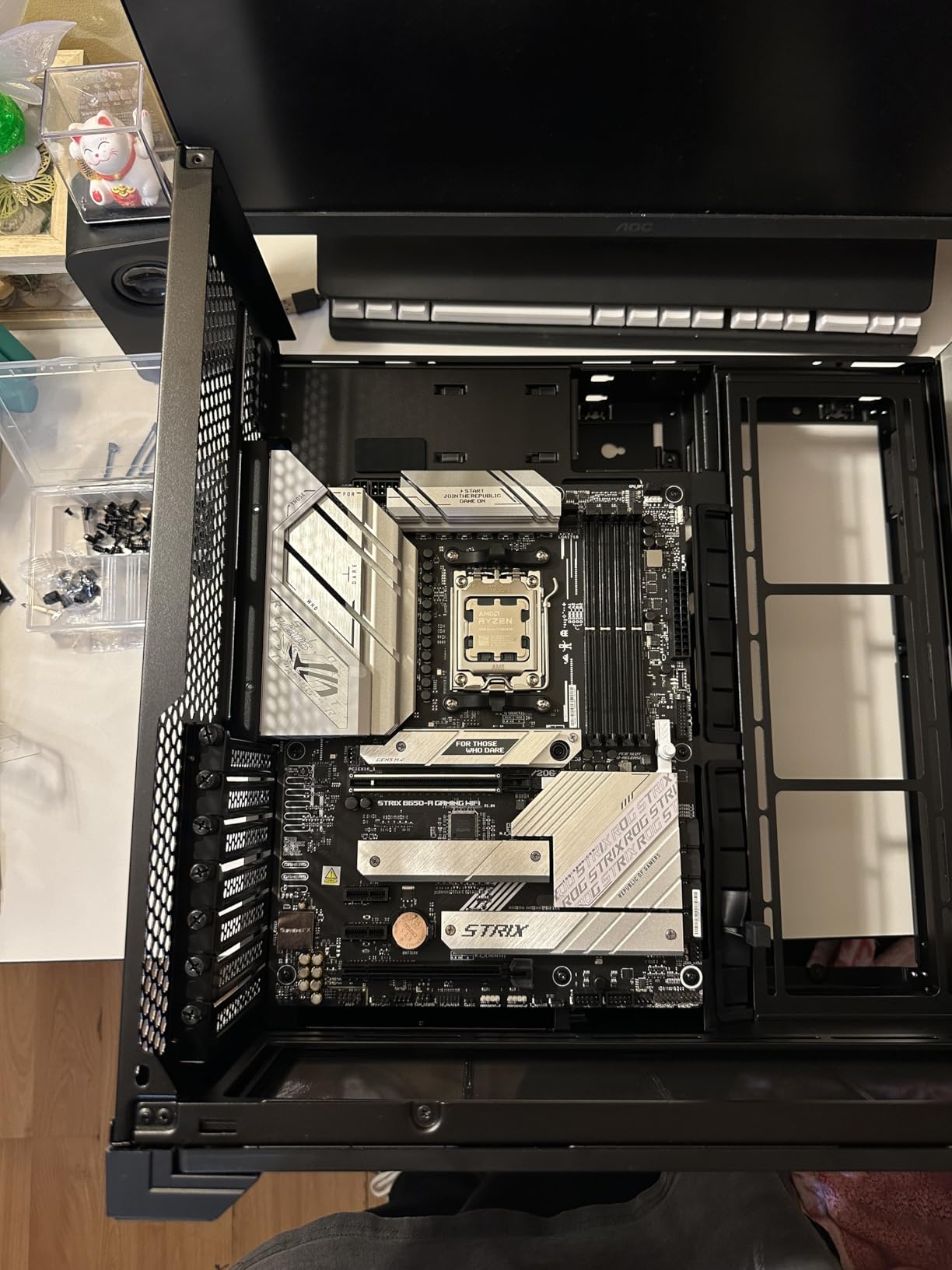 CPU Motherboard Kit AMD Ryzen 7 7800X3D Unlocked Desktop Processor with ASUS ROG Strix B650-A Gaming WiFi 6E AM5 Gaming Motherboard customer photo 1