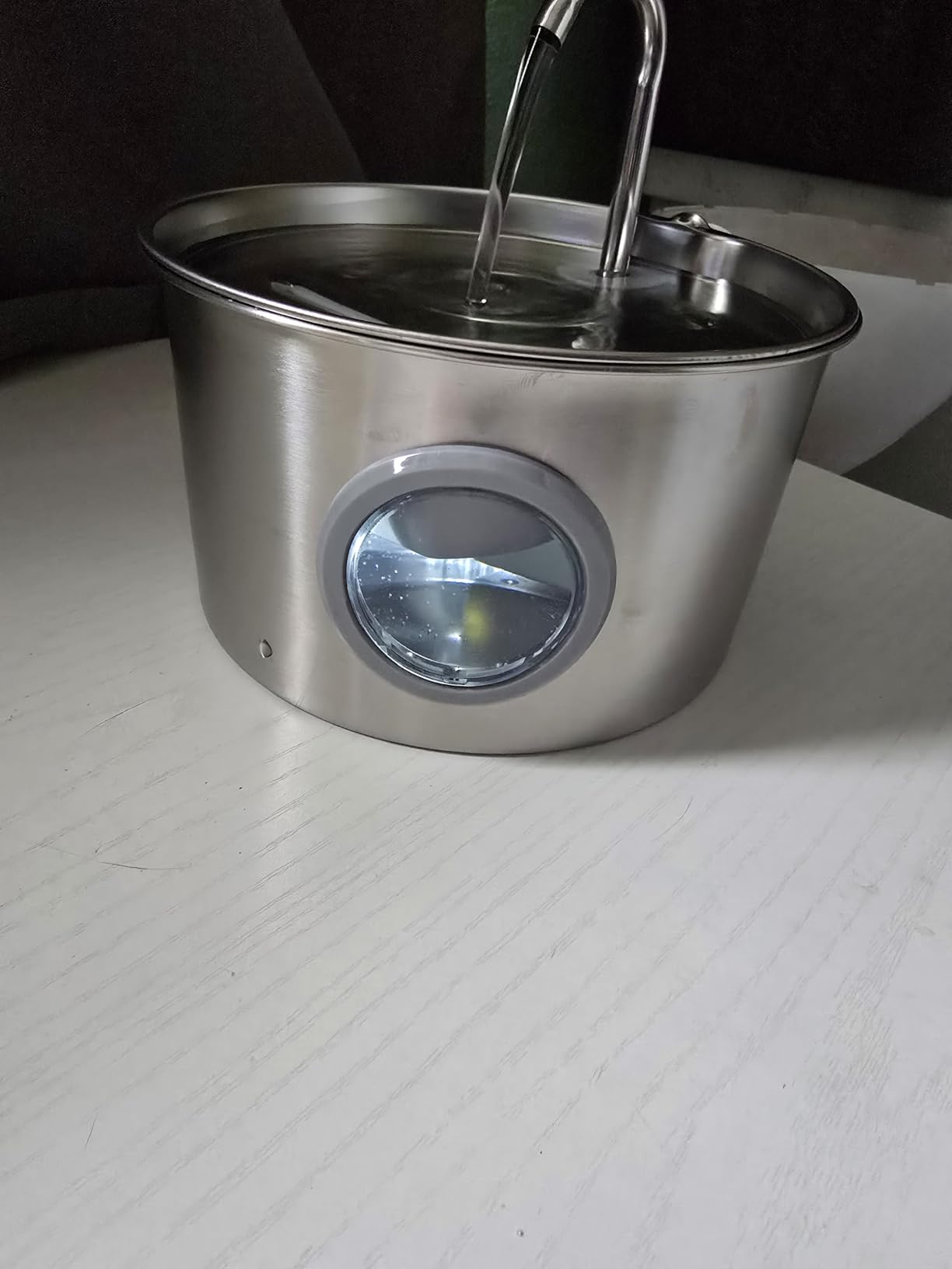 Cat Water Fountain Stainless Steel: 74oz/2.2L Cat Fountain for Drinking - Pet Water Fountain for Cats Inside - Quiet Cats Water Bowl Dispenser - Kitty Drinking Fountains - for Pets & Small Animals customer photo 2