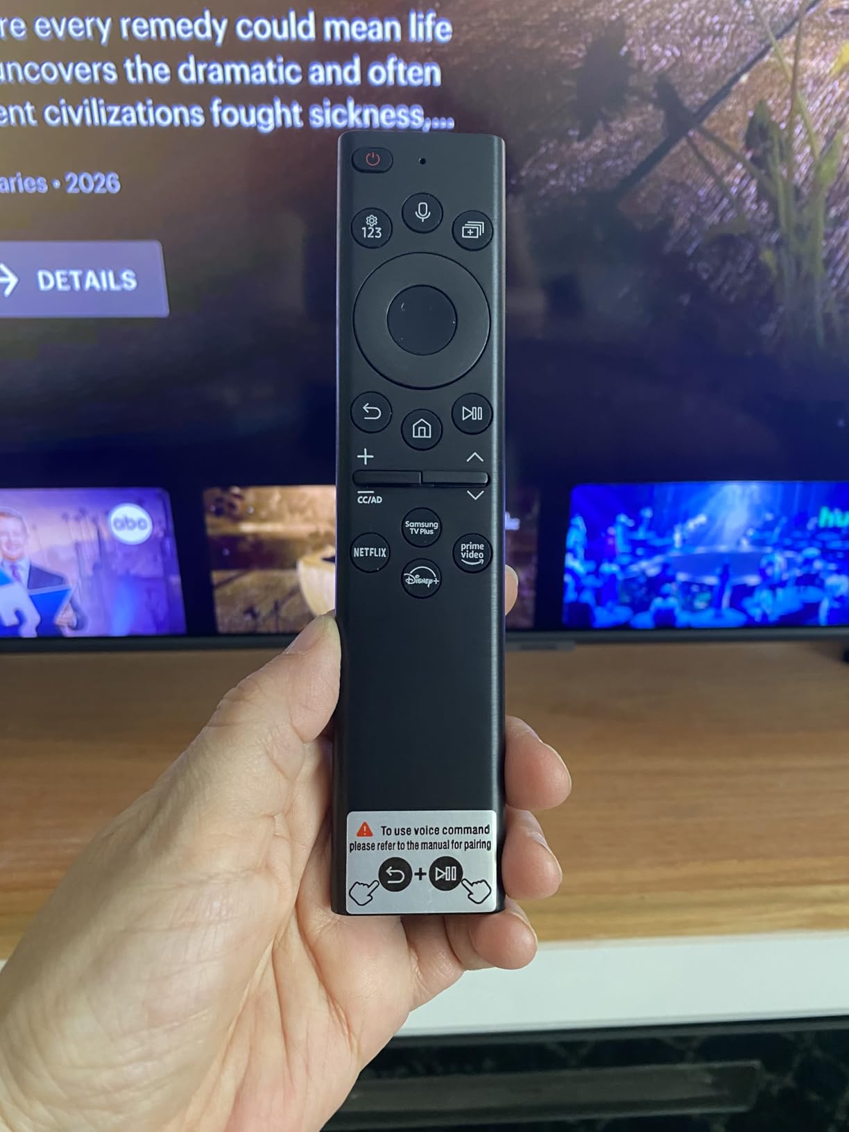 Replacement for Samsung TV Remote, for All 2019-2026 Samsung Remote Control for Smart TV with Voice Control. 2-Year Warranty. customer photo 2