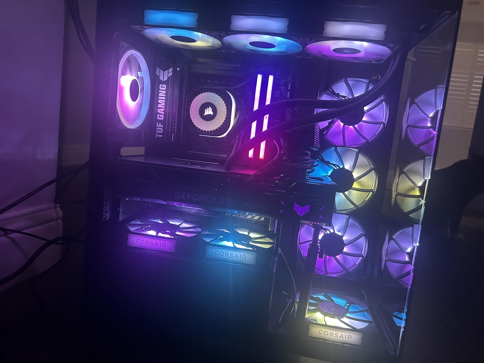 CORSAIR Nautilus 240 RS ARGB Liquid CPU Cooler - 240mm AIO - Low-Noise - Direct Motherboard Connection - Daisy-Chain - Intel LGA 1851/1700, AMD AM5/AM4 - 2X RS120 ARGB Fans Included - Black customer photo 1