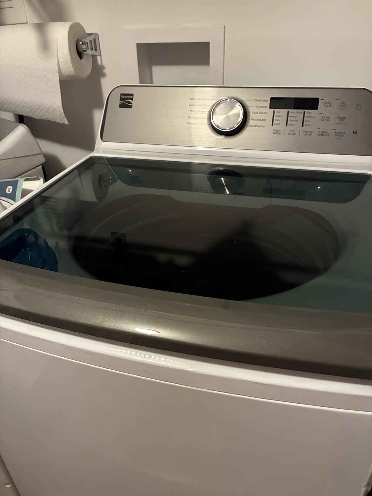 Whirlpool 4.5 cu. ft. Top Load Washer with Triple Action Impeller for Tough Dirt & Stains - Accela Wash & Express Wash - LED - White customer photo 1