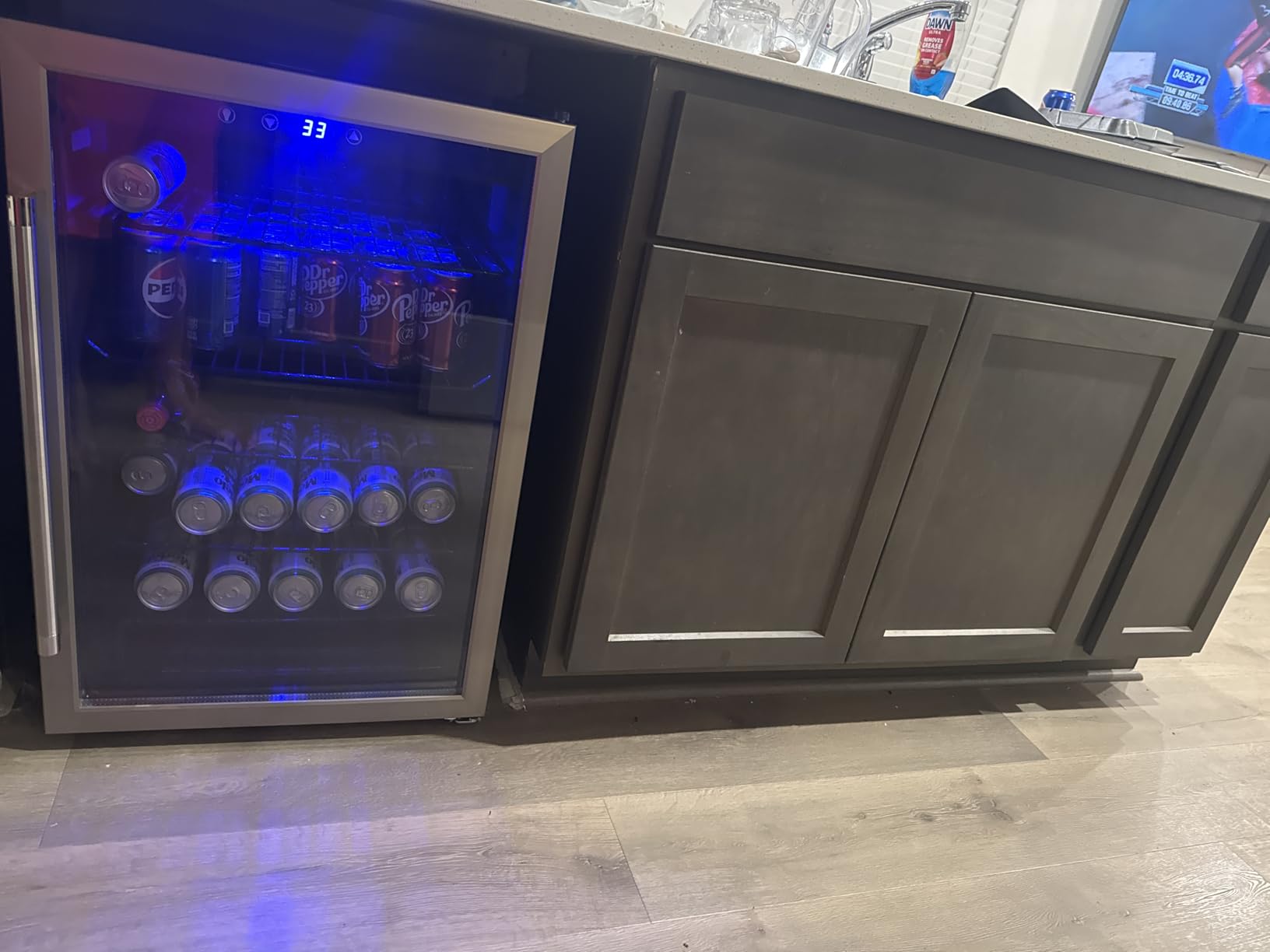 Electactic Mini Fridge 130 Can Beverage Refrigerator Cooler, 3.2 Cu.Ft Drink Fridge for Soda Wine Beer, Digital Temperature Control Cooler for Home, Dorm, Bar customer photo 2