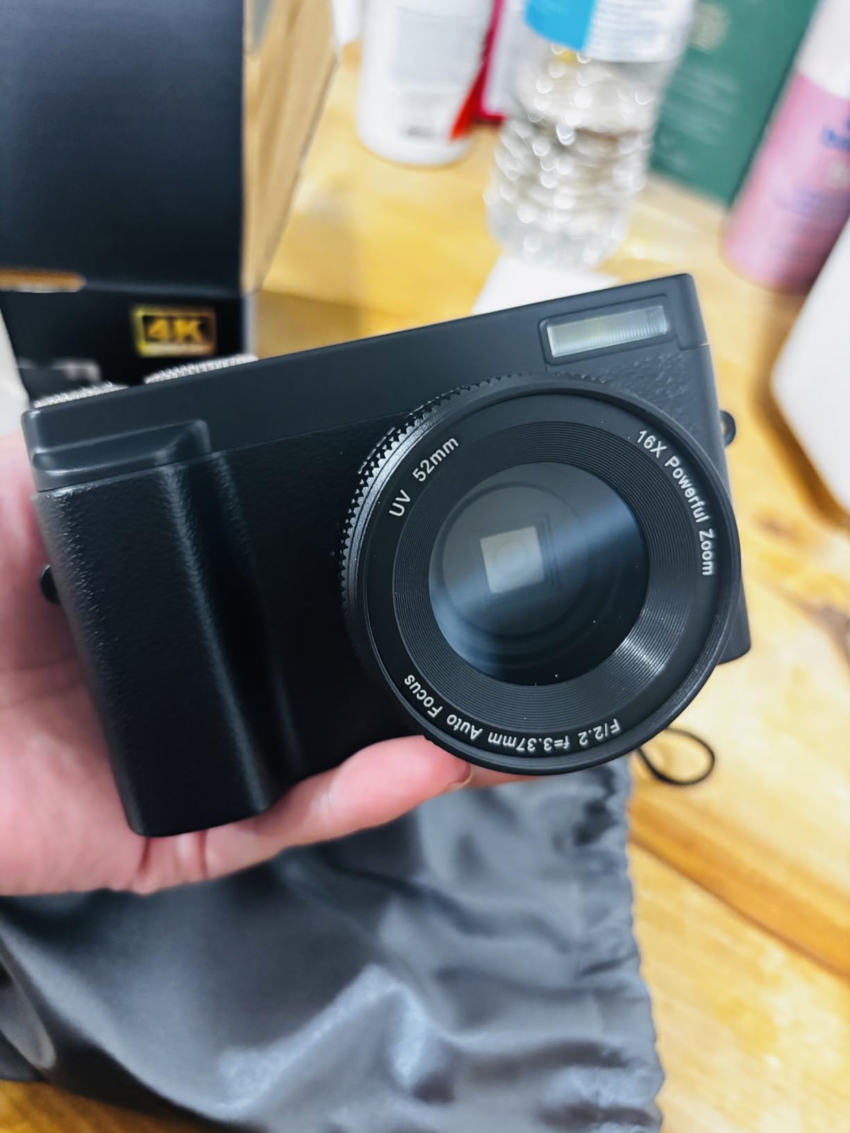 Duluvulu 4K Digital Camera for Photography Autofocus, 2026 Latest 48MP Vlogging Camera for YouTube with SD Card, 2 Batteries, 3