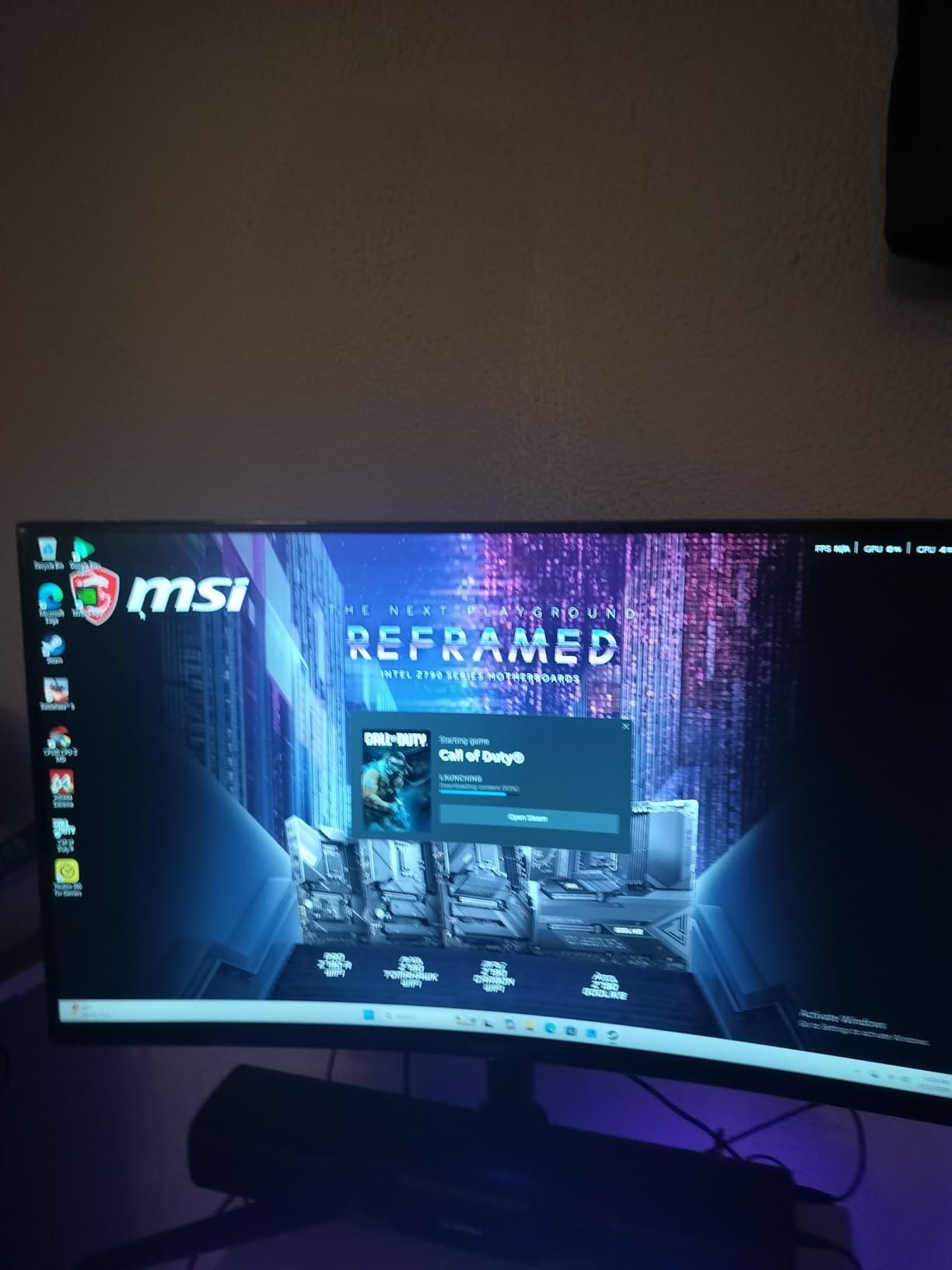 Acer Nitro 27 Inch 1500R Curved Zero-Frame Full HD (1920 x 1080) Gaming Monitor | AMD FreeSync Premium | Up to 280Hz Refresh | 1ms VRB | One Display Port 1.4 and Two HDMI 2.0 Ports | XZ270 customer photo 2