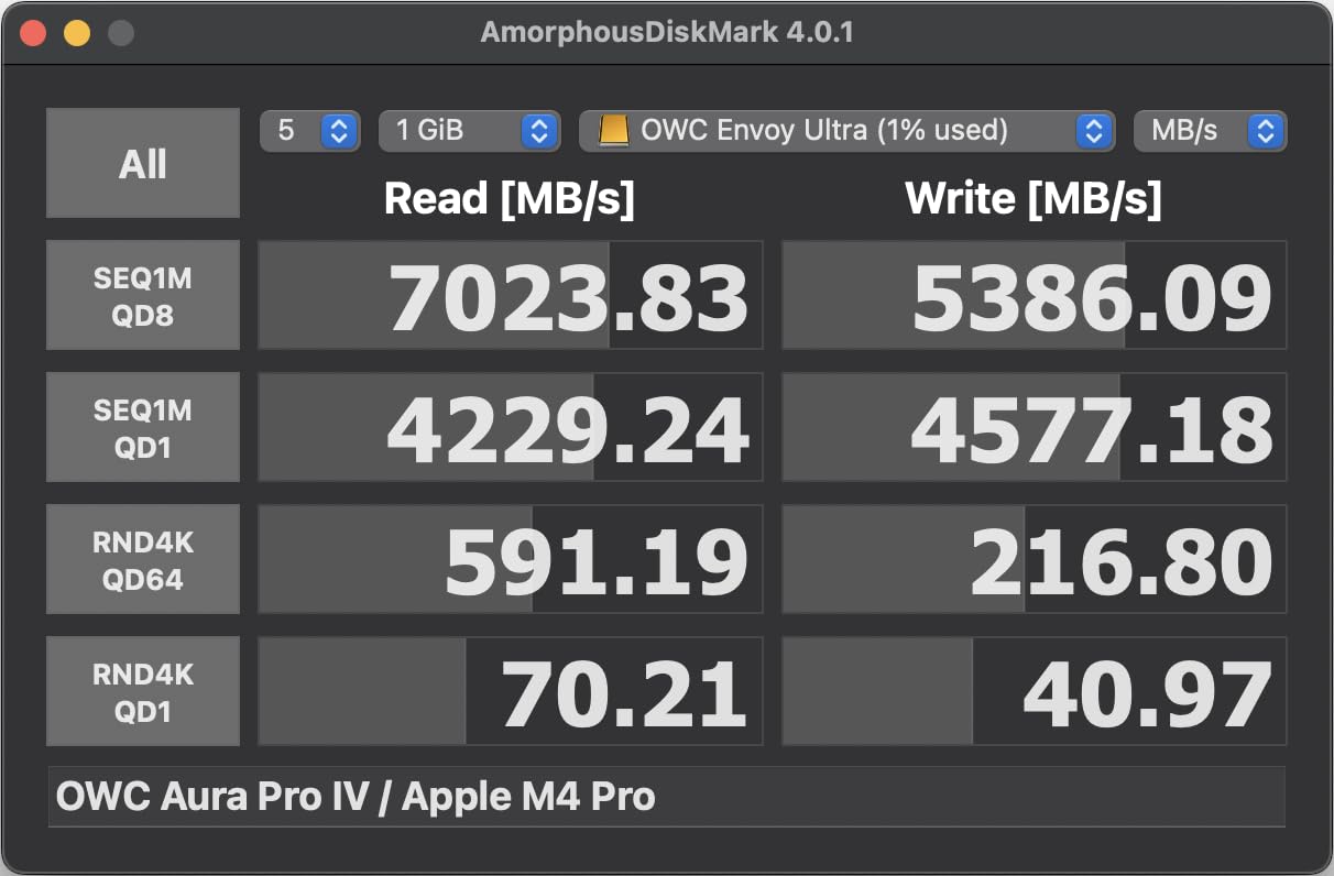 OWC 4TB Envoy Ultra Thunderbolt 5 Portable SSD - Over 6000MB/s customer photo 1