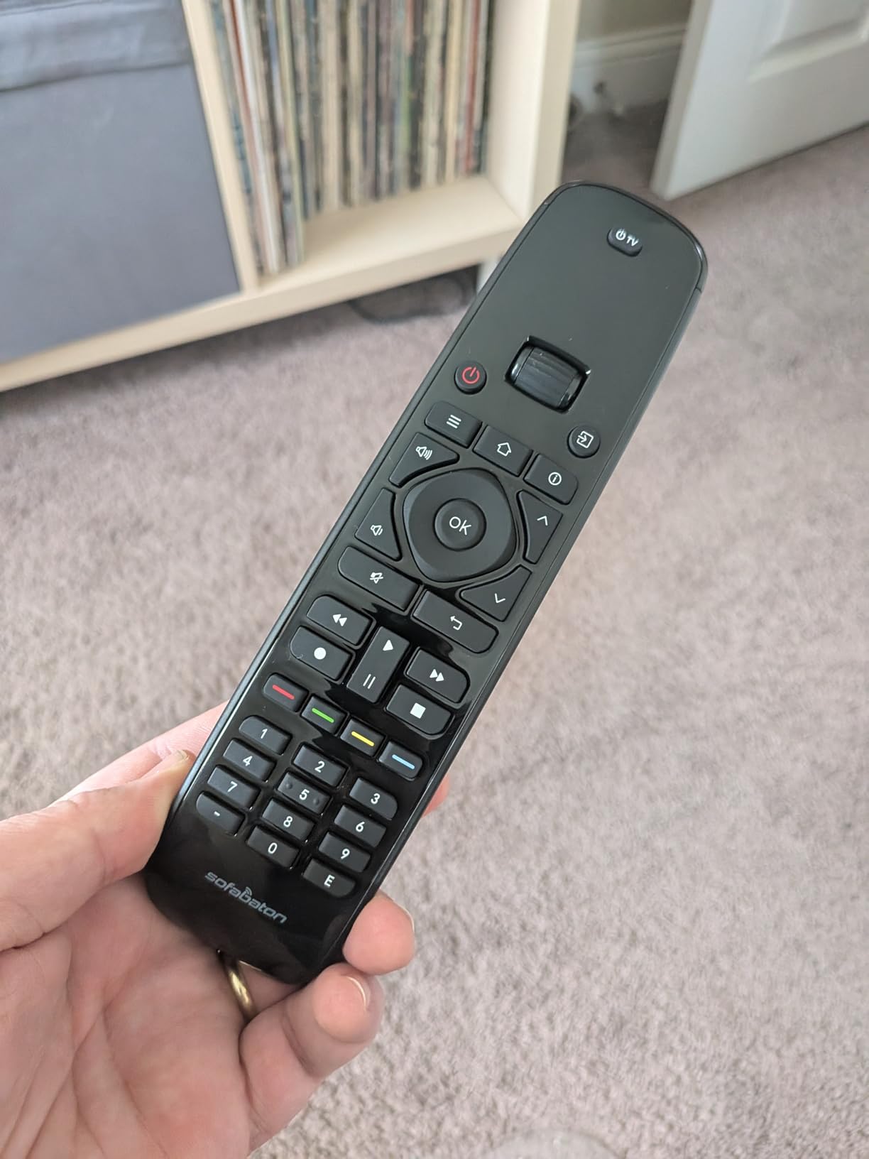 SofaBaton U2 Universal Remote Upgrade Backlit Button, Improved Scroll, All in One Universal Remote Control with App Control, Custom Macros, Compatible with Smart TVs, Sound Bar and DVD customer photo 1