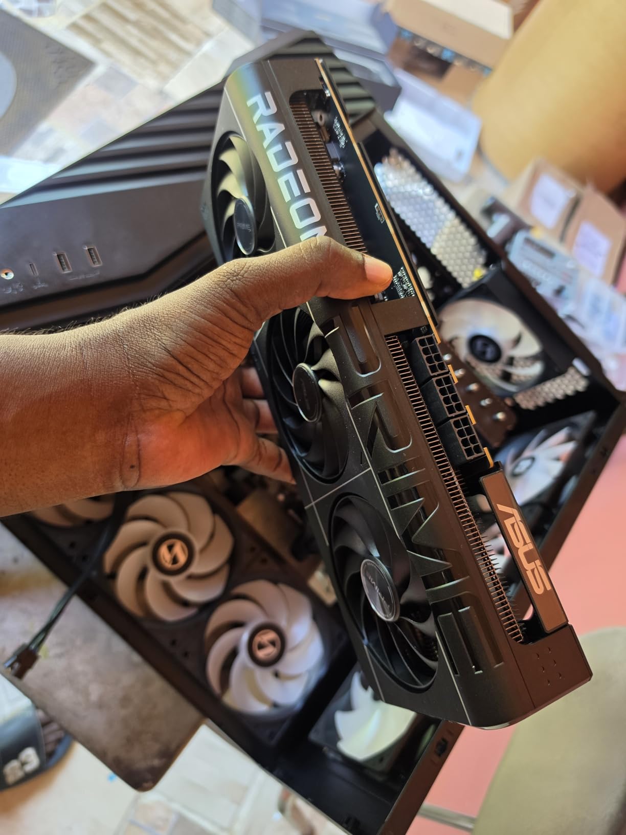 Prime AMD Radeon RX 9070 XT 16GB GDDR6 OC Edition Graphics Card, AMD (PCIe 5.0, HDMI/DP 2.1, 2.5-Slot Design, Axial-tech Fans, Ball Bearings, Dual BIOS, GPU Guard), 3 Year Warranty customer photo 1