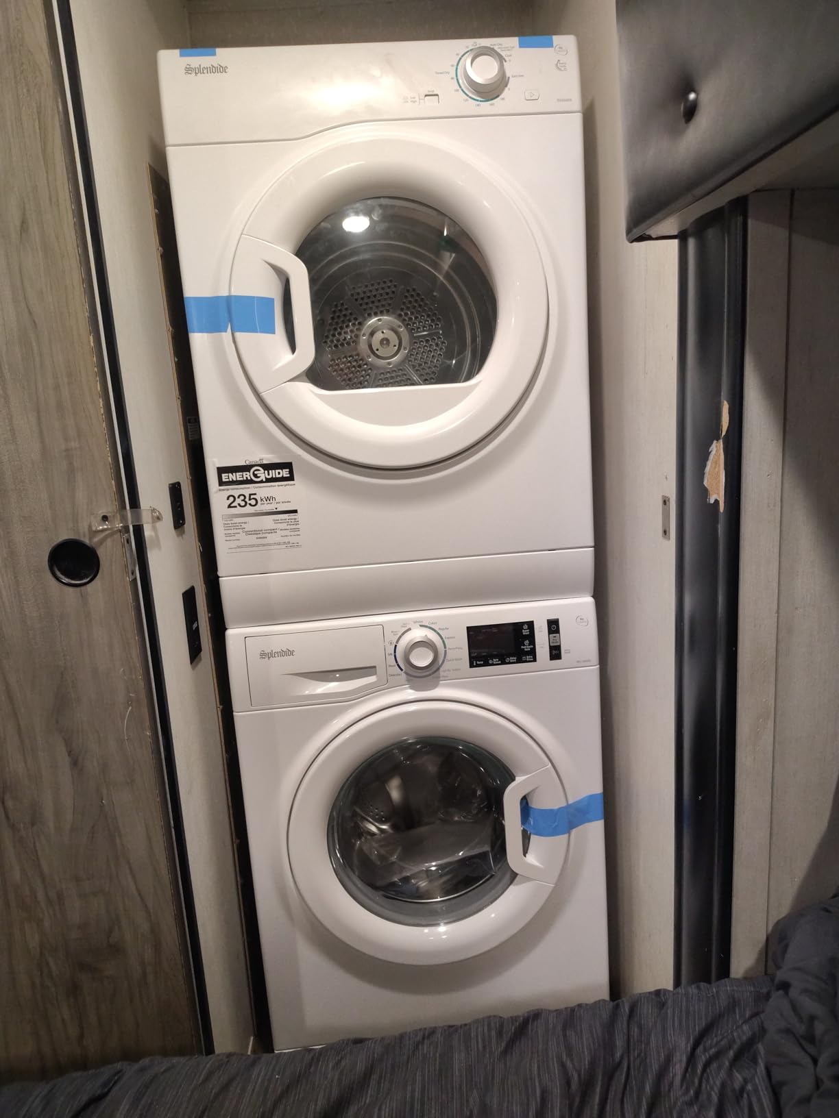 Splendide DV1725X & WFL2500X Replaces WFL1300XD Washer & DV6500X Dryer Stacked Bundle with Vent Kit & SK04 Stack Kit Included + Starter Laundry Powder - Updated Design- Freight Delivery customer photo 1