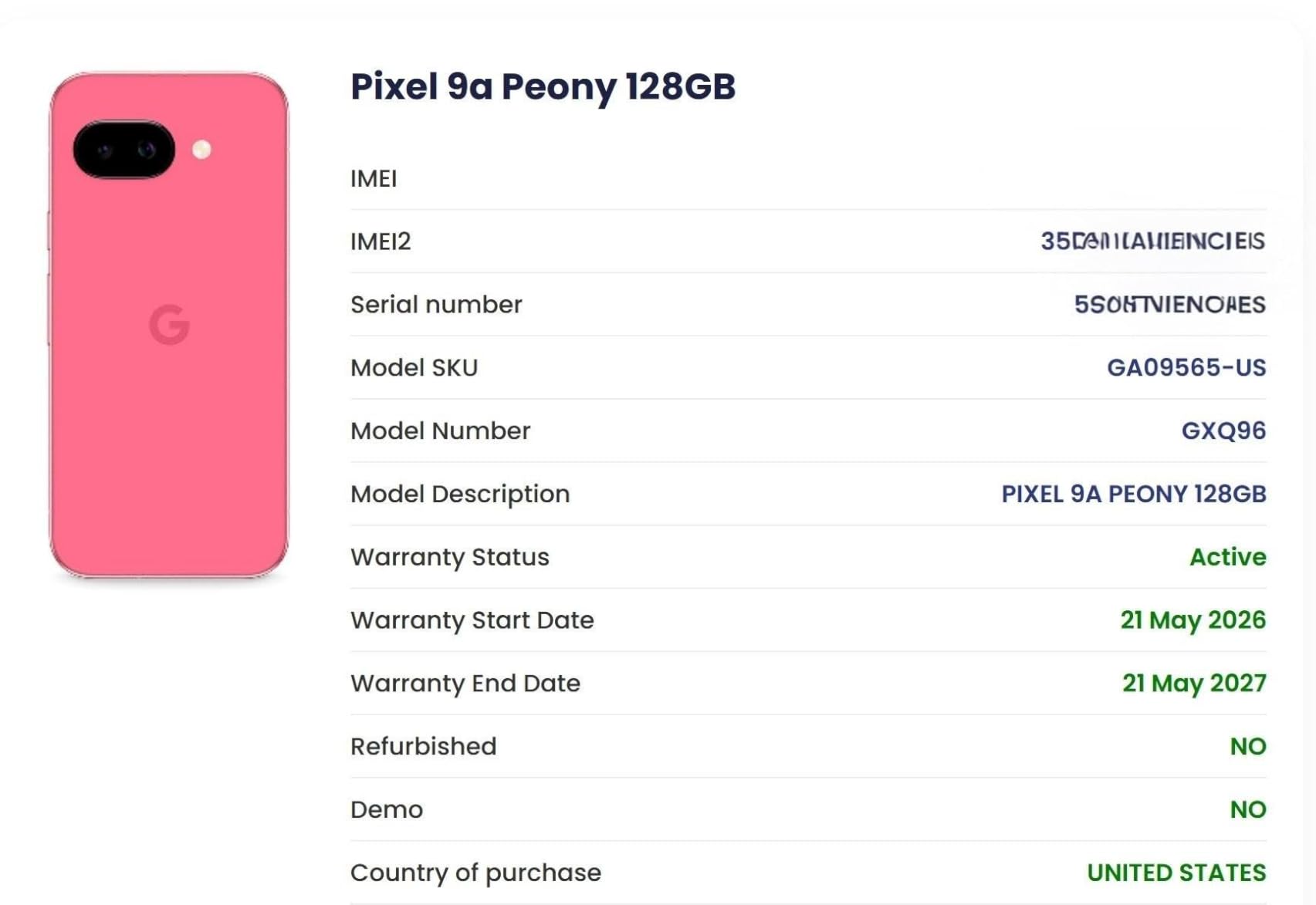 Pixel 9a with Gemini - Unlocked Android Smartphone with Incredible Camera and AI Photo Editing, All-Day Battery, and Powerful Security - Obsidian - 256 GB customer photo 1