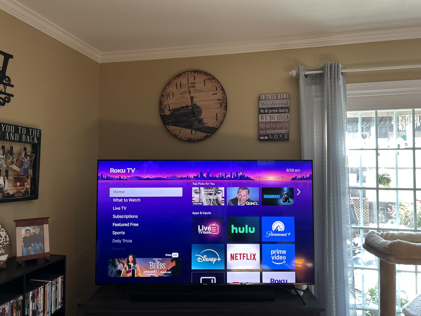 Roku Smart TV - 75-Inch Plus Series, Mini-LED TV - Roku TV with Enhanced Voice Remote - Flat Screen 4K QLED Television with Dolby Vision & Wi-Fi for Streaming Live Local News, Sports customer photo 2