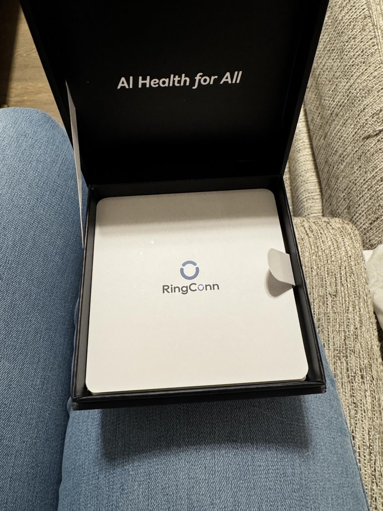 RingConn Gen 2 Air, Ultra-Thin AI Smart Ring, 10-Day Battery Life, Fitness/Sleep/Stress/HR Tracker for Women&Men, No App Fee for Standard Features, iOS & Android Compatible (Size 7, Galaxy Sliver) customer photo 2