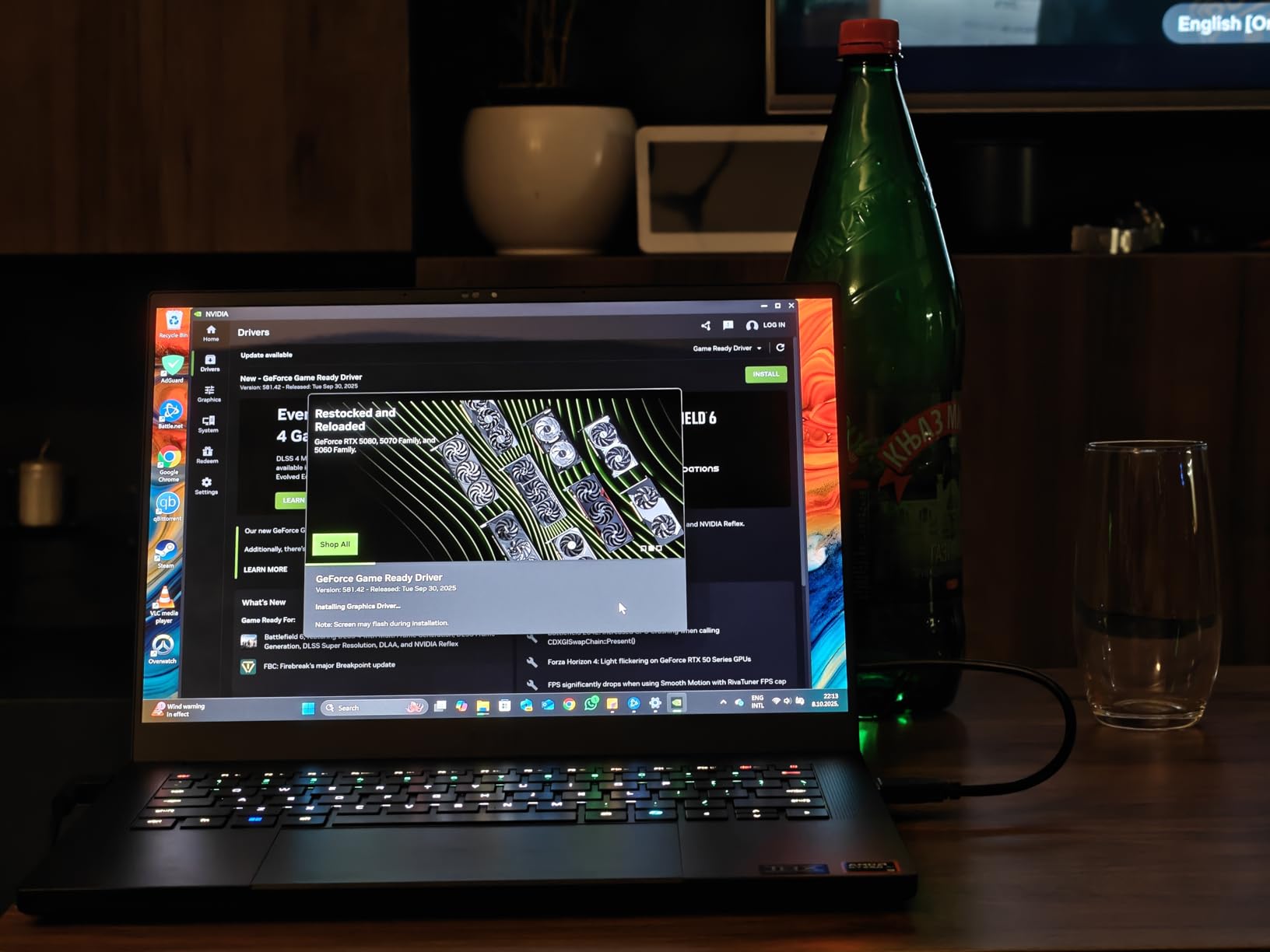 Razer Blade 14 (2025) Gaming Laptop: NVIDIA GeForce RTX 5070 - AMD Ryzen AI 9 365 - 3K 120Hz OLED Display - 32GB LPDDR5X RAM - 1TB SSD - Thin & Lightweight - Chroma RGB - Black customer photo 2