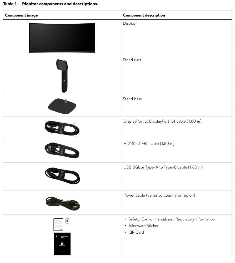 Alienware 34 Curved Gaming Monitor - AW3425DWM - 34-inch WQHD 180Hz 1ms Display, 1500R, AMD FreeSync Premium customer photo 1