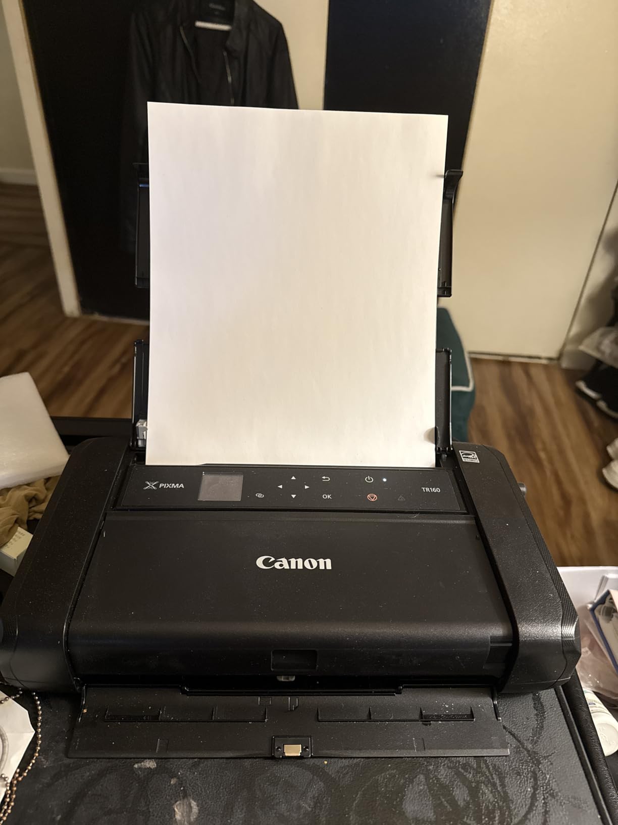 Canon PIXMA TR160 Wireless Portable Printer, 50-Sheet Paper Tray and 1.44