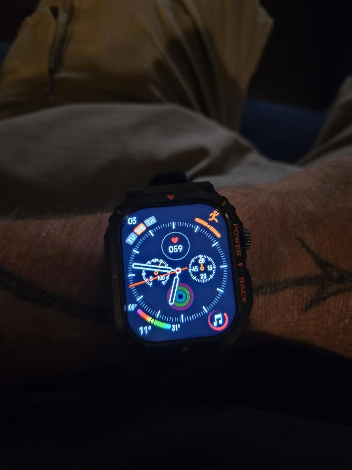 Military GPS Smart Watch for Men with Offline Map/Air Pressure/Altitude/Compass, Smart Watch for Android Phones and iPhone, Waterproof Fitness Tracker with Blood Oxygen/Heart Rate/Sleep/100+ Sport Modes customer photo 1