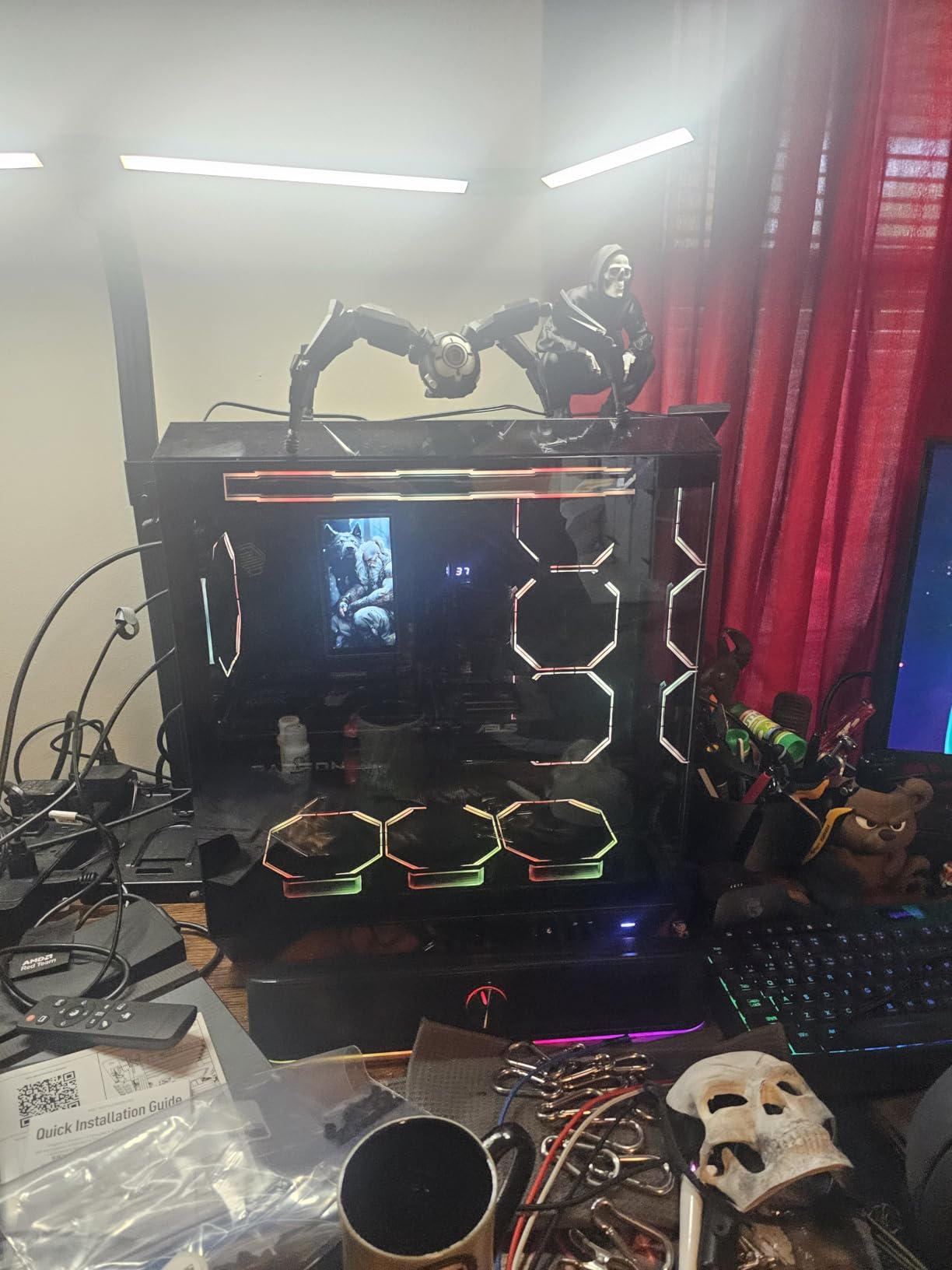 Micro Center CPU Motherboard Combo - AMD Ryzen 7 9800X3D CPU Processor with MSI MAG X870E Tomahawk WiFi ATX Motherboard customer photo 2
