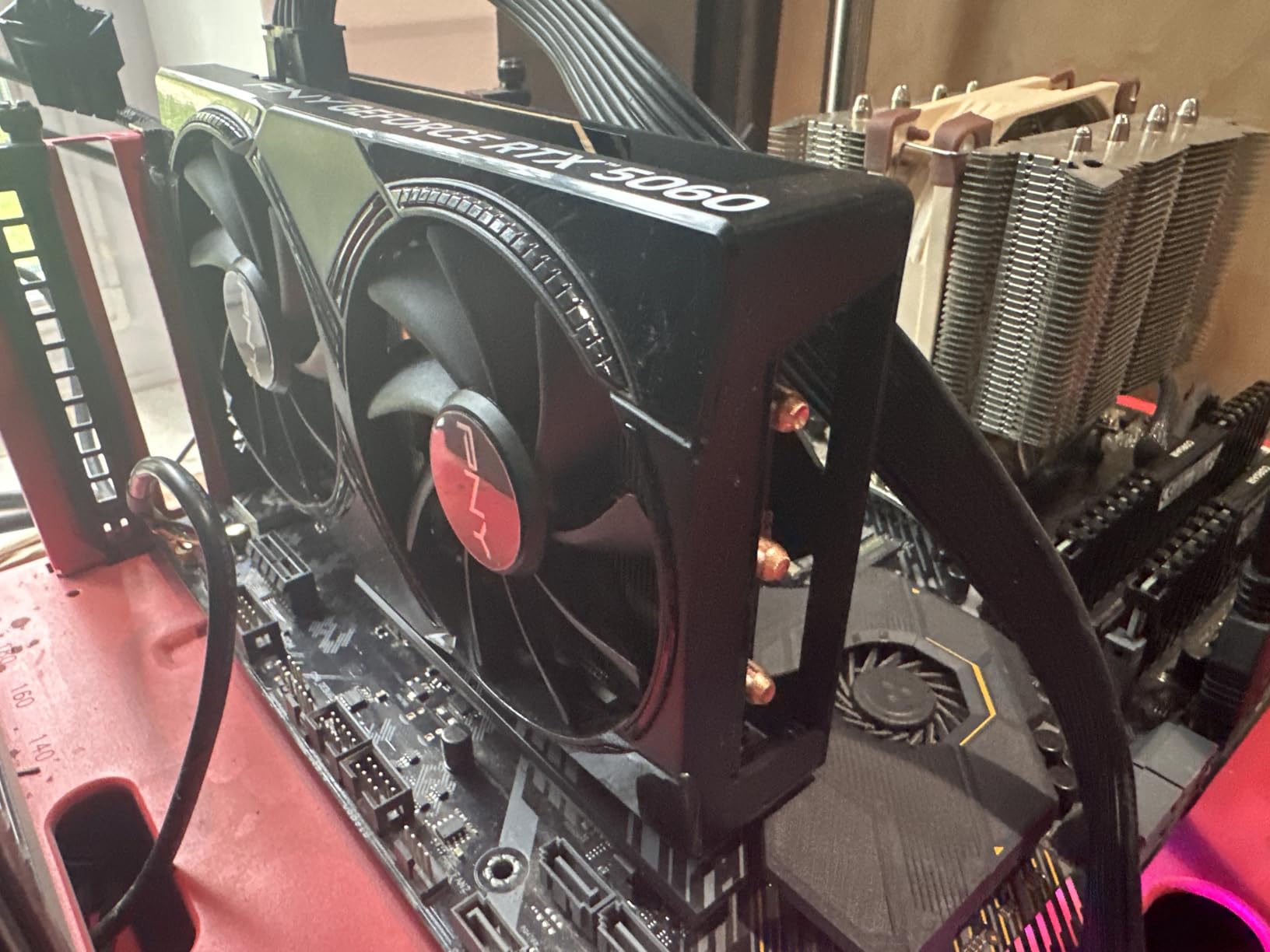 NVIDIA GeForce RTX 5060 OC Dual Fan Graphics Card (8GB GDDR7, 128-bit, SFF-Ready, PCIe 5.0, HDMI/DP 2.1, 2-Slot, NVIDIA Blackwell Architecture, DLSS 4) customer photo 1