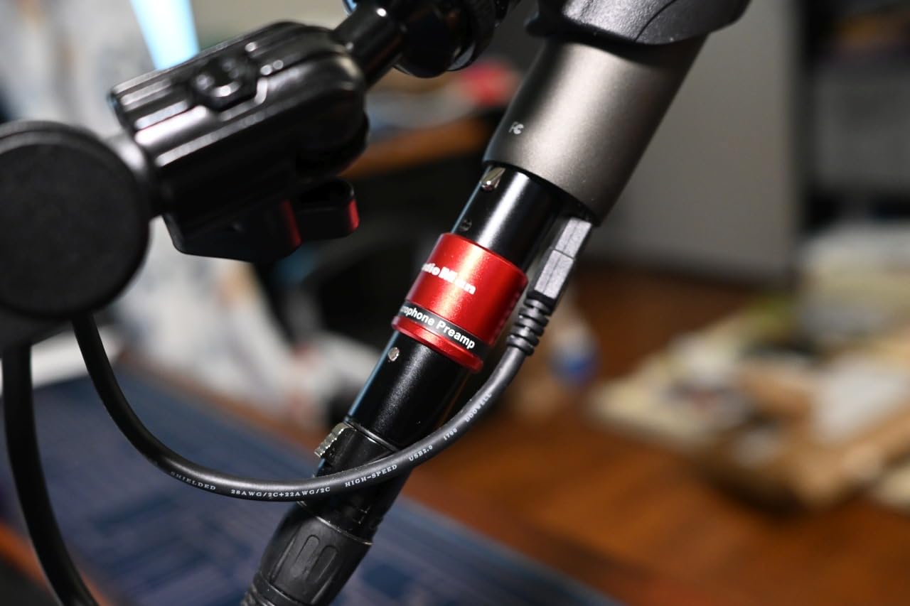 StudioMan DPM1 XLR Dynamic Microphones Preamp, 29dB Gain & Low-Noise Signal Boost, Plug-and-Play Metal Adapter,48V Phantom Power Required (not Included, Only for Dynamic Mics - for Studio/Stage customer photo 1