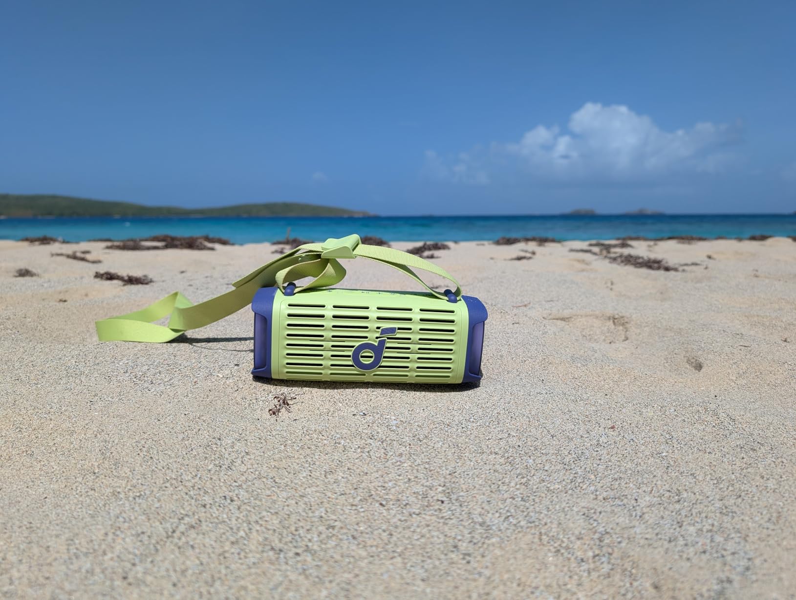 Soundcore Boom 3i by Anker, Compact Outdoor Speaker, IP68 Waterproof, Floating Playback, Saltwater-Resistant, BassUp 2.0, 50W Portable Speaker, Bluetooth 5.3, 16H, TWS, Kayak/Fishing/Camping-Brown customer photo 2