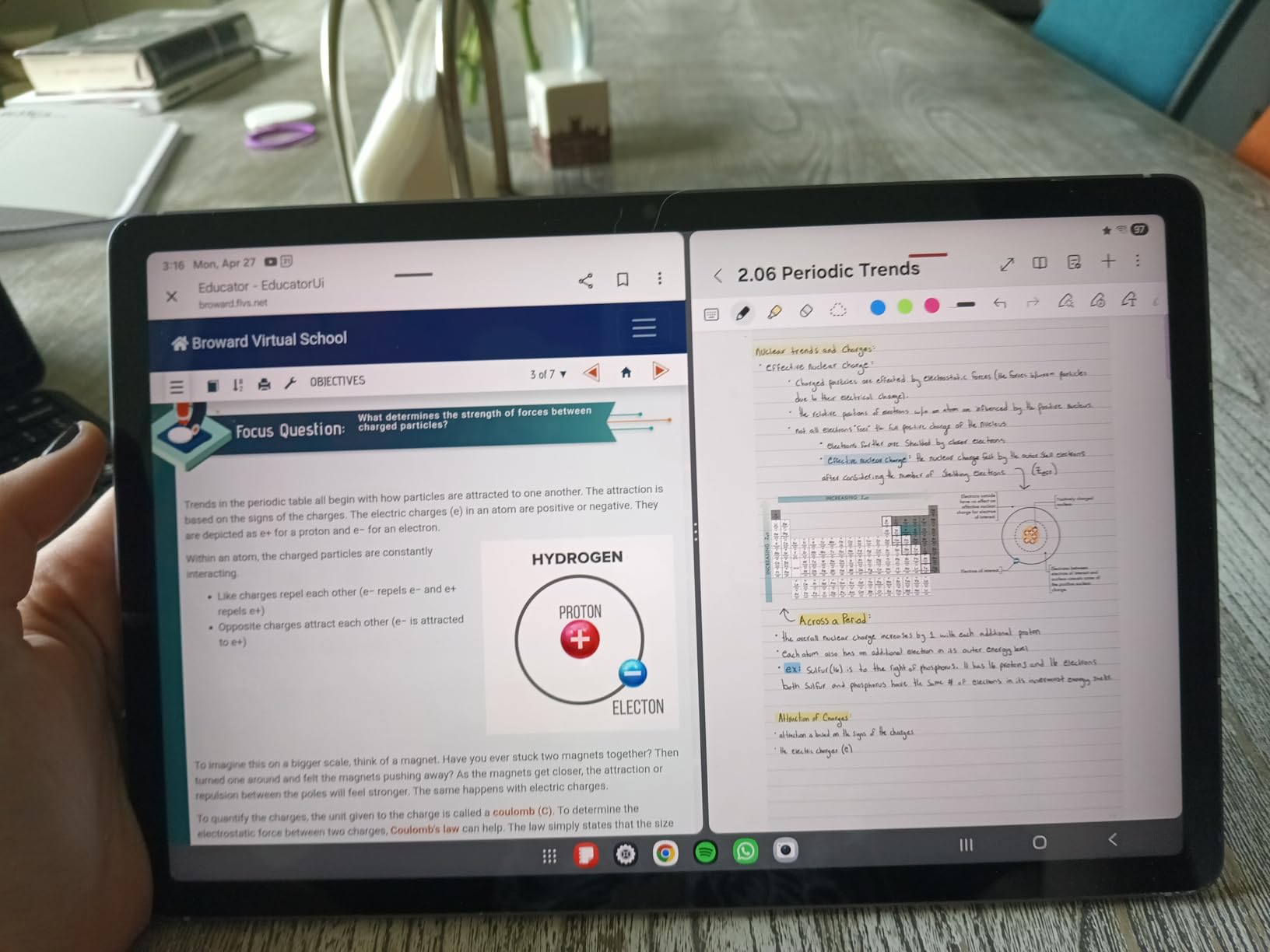 Samsung Galaxy Tab S10 FE Android Tablet (10.9 inch 2K plus Touchscreen, 8-Core, 8GB RAM, 128GB Storage plus 128GB SD Card), S Pen, 20-Hr Long Battery Life, Dual Cameras, Lightweight, Gray, NA Version, SM-X520 customer photo 2