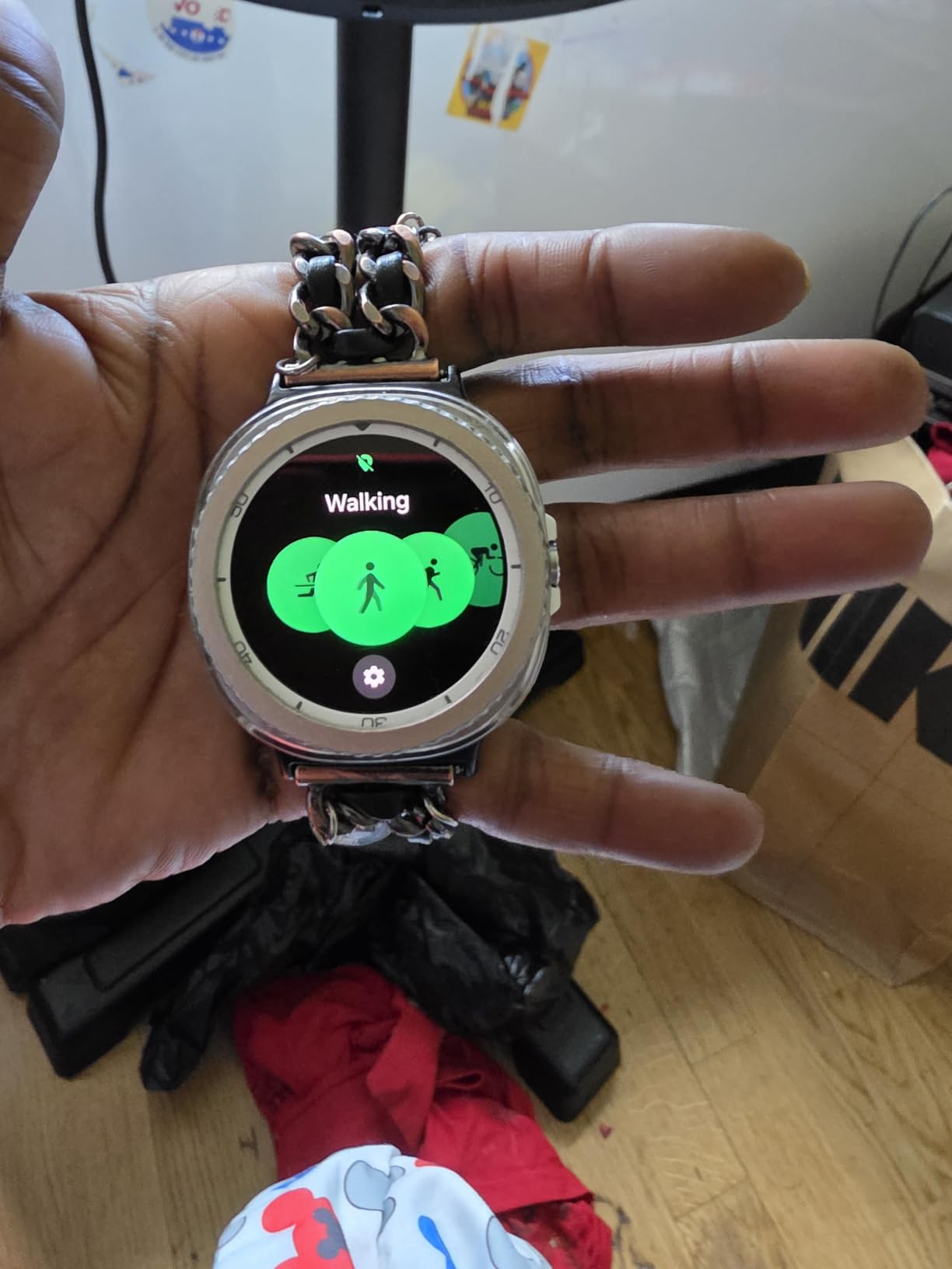 Galaxy Watch 8 Classic (2025) 46mm Bluetooth Smartwatch, Cushion Design, Rotating Bezel, Quick Button, Sleep Coaching, Running Coach, Energy Score, Heart Rate Tracking, Black [US Version, 2 Yr Warranty] customer photo 1