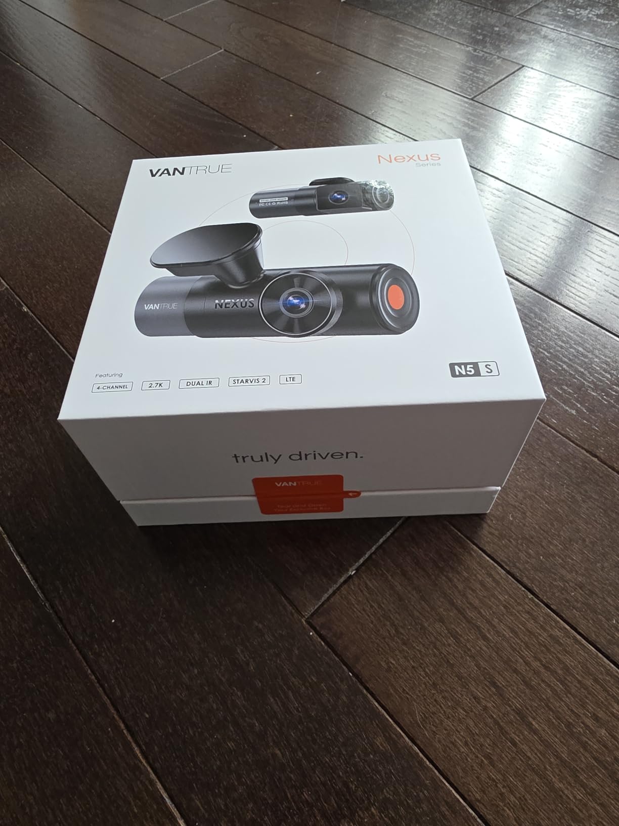 Vantrue N5S 4 Channel 360 Degree 2.7K Dash Cam, 4CH STARVIS 2 Night Vision, 2.7K+1080P*2+1440P Front Rear Inside Dashcam, 24/7 Buffered Parking Mode, WiFi, Voice Control, Dual GPS, Support 1TB Max customer photo 1