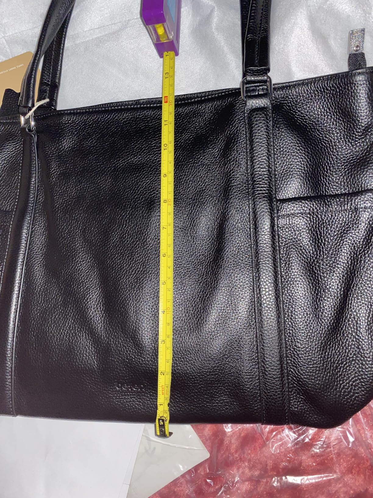 befen Genuine Leather Laptop Tote Bag for Women, Womens 15 Inch Computer Bags Work Totes Purse Shoulder Purses Handbags customer photo 1
