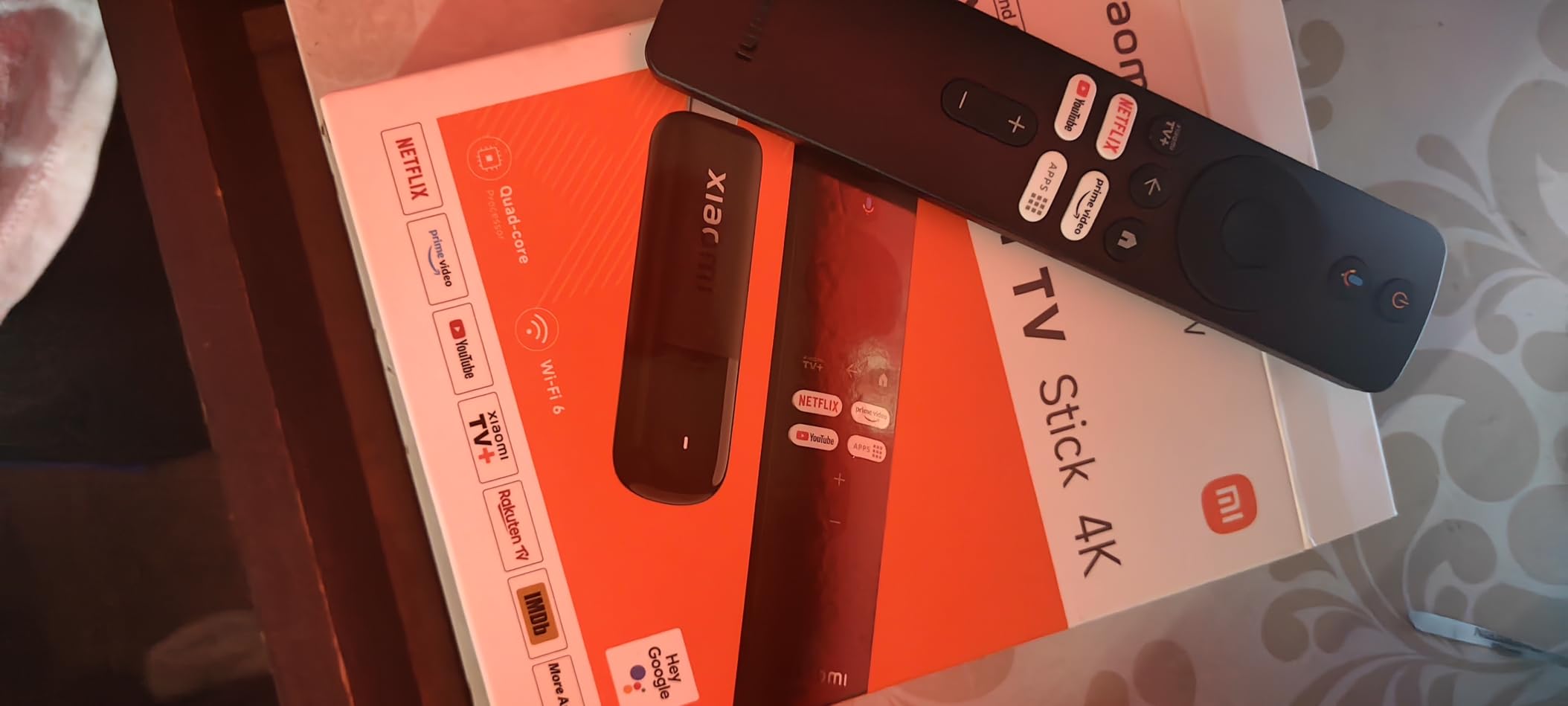 TV Stick 4K (2nd Gen) Streaming Device with Google TV, Dolby Vision & Atmos, Wi-Fi 6, Bluetooth Voice Remote - Black customer photo 1